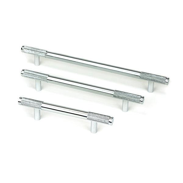 Polished Chrome Half Brompton Pull Handle - Small | From The Anvil-Pull Handles-Yester Home