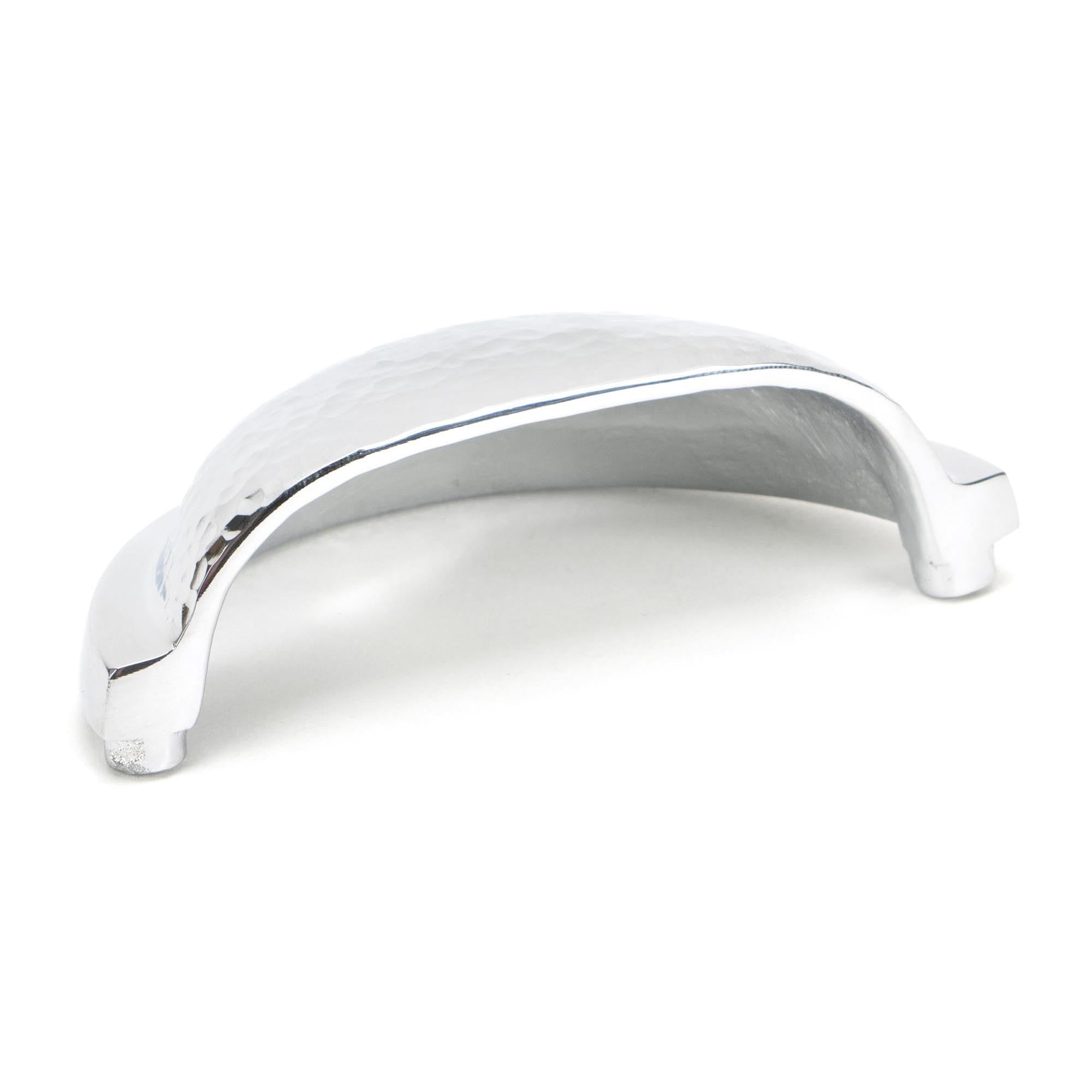 Polished Chrome Hammered Regency Concealed Drawer Pull | From The Anvil - Drawer Pulls - From The Anvil - Yester Home