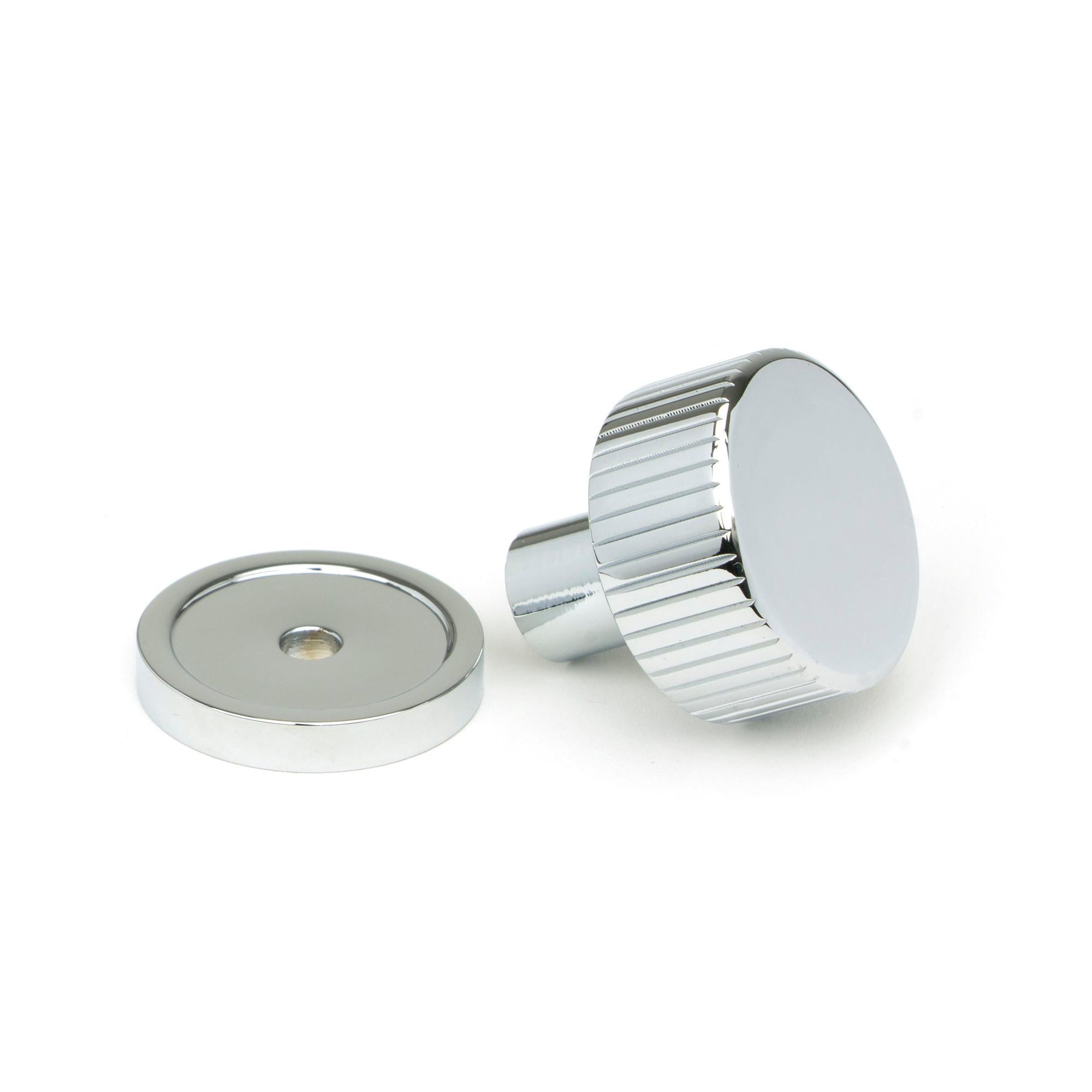 Polished Chrome Judd Cabinet Knob - 25mm (Plain) | From The Anvil - Cabinet Knobs - From The Anvil - Yester Home