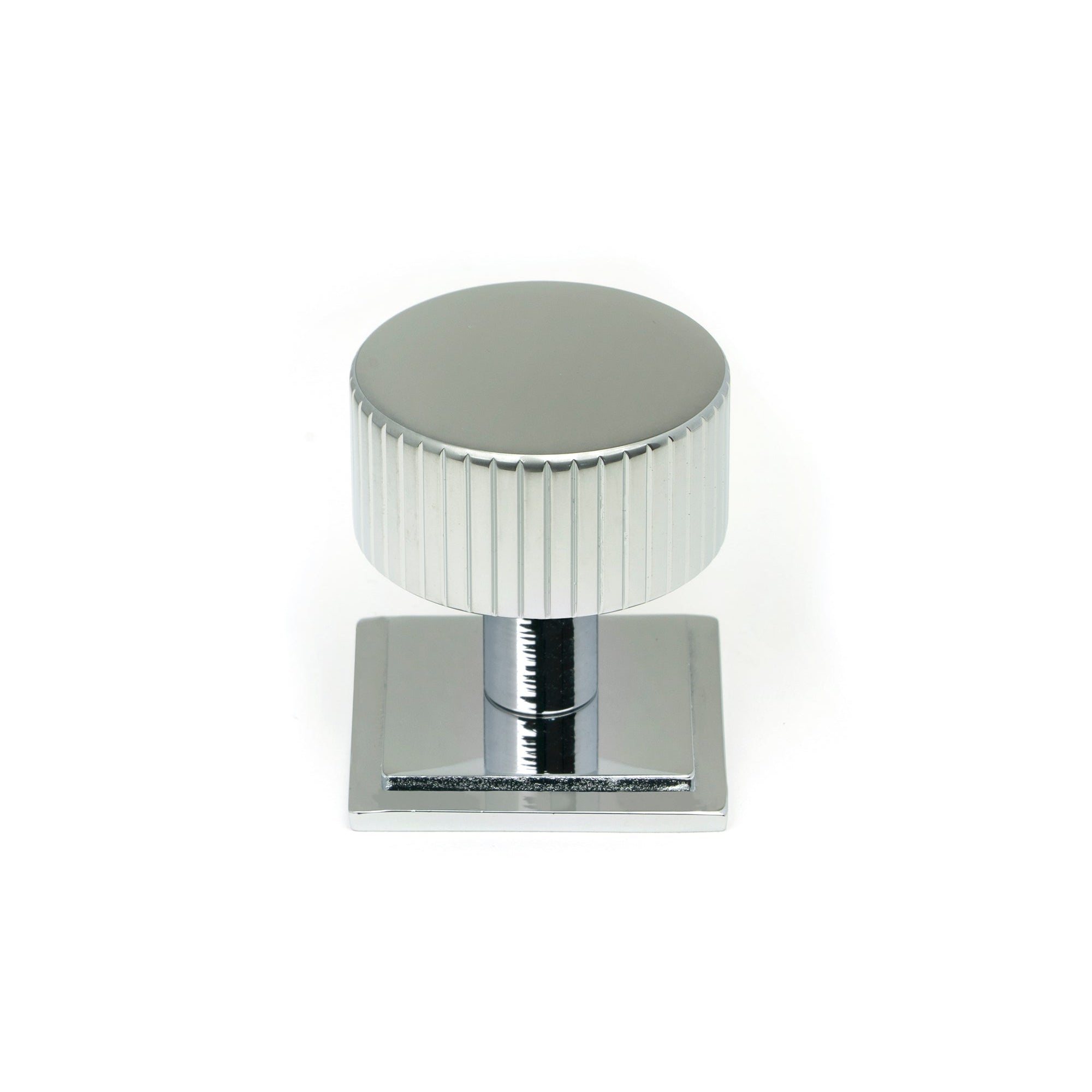 Polished Chrome Judd Cabinet Knob - 32mm (Square) | From The Anvil-Cabinet Knobs-Yester Home