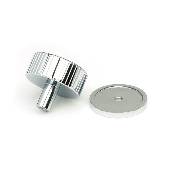 Polished Chrome Judd Cabinet Knob - 38mm (Plain) | From The Anvil-Cabinet Knobs-Yester Home