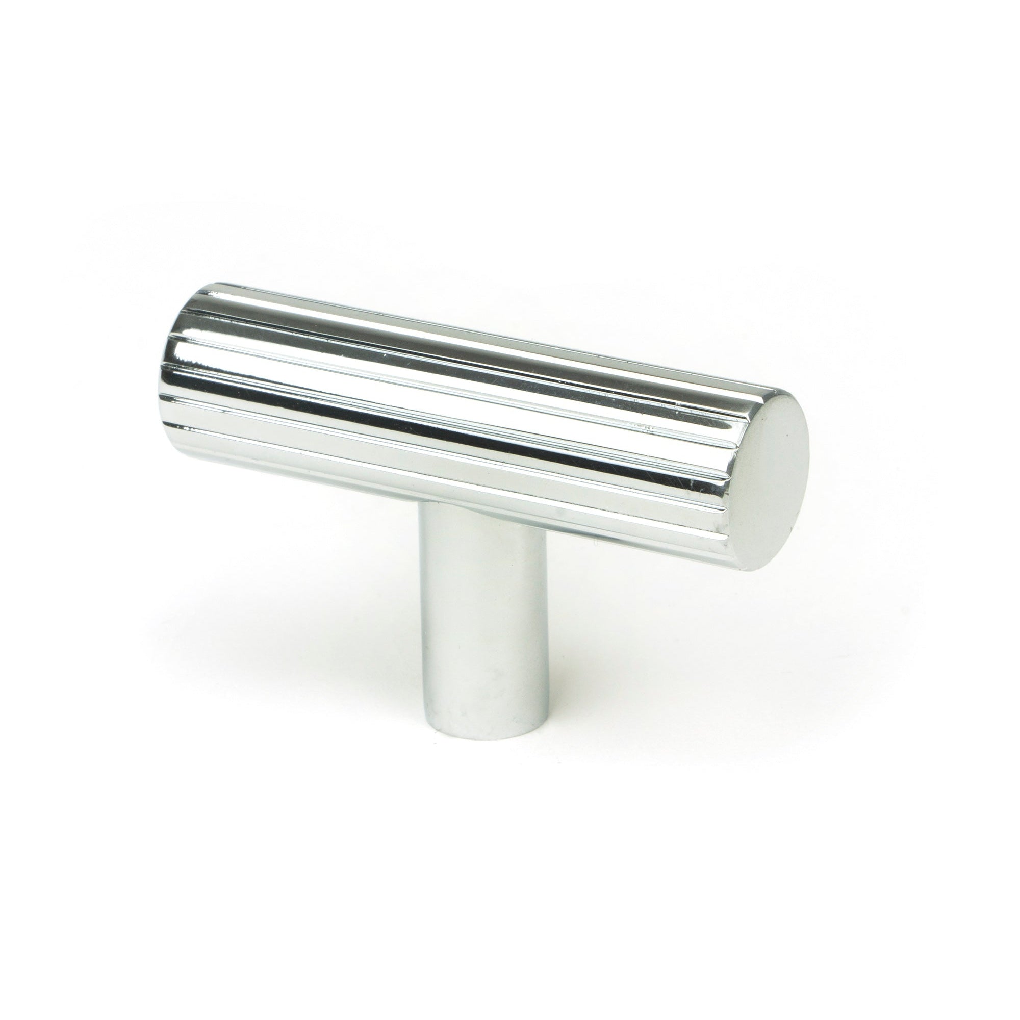 Polished Chrome Judd T-Bar | From The Anvil-Cabinet Knobs-Yester Home