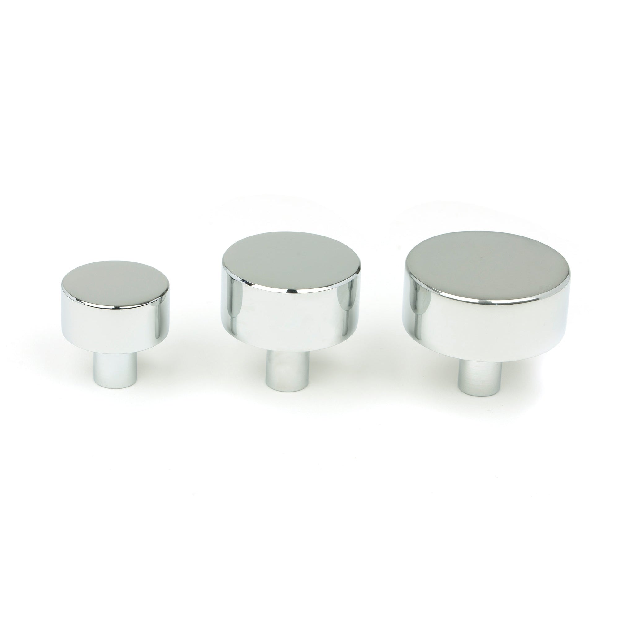 Polished Chrome Kelso Cabinet Knob - 25mm (No rose) | From The Anvil-Cabinet Knobs-Yester Home