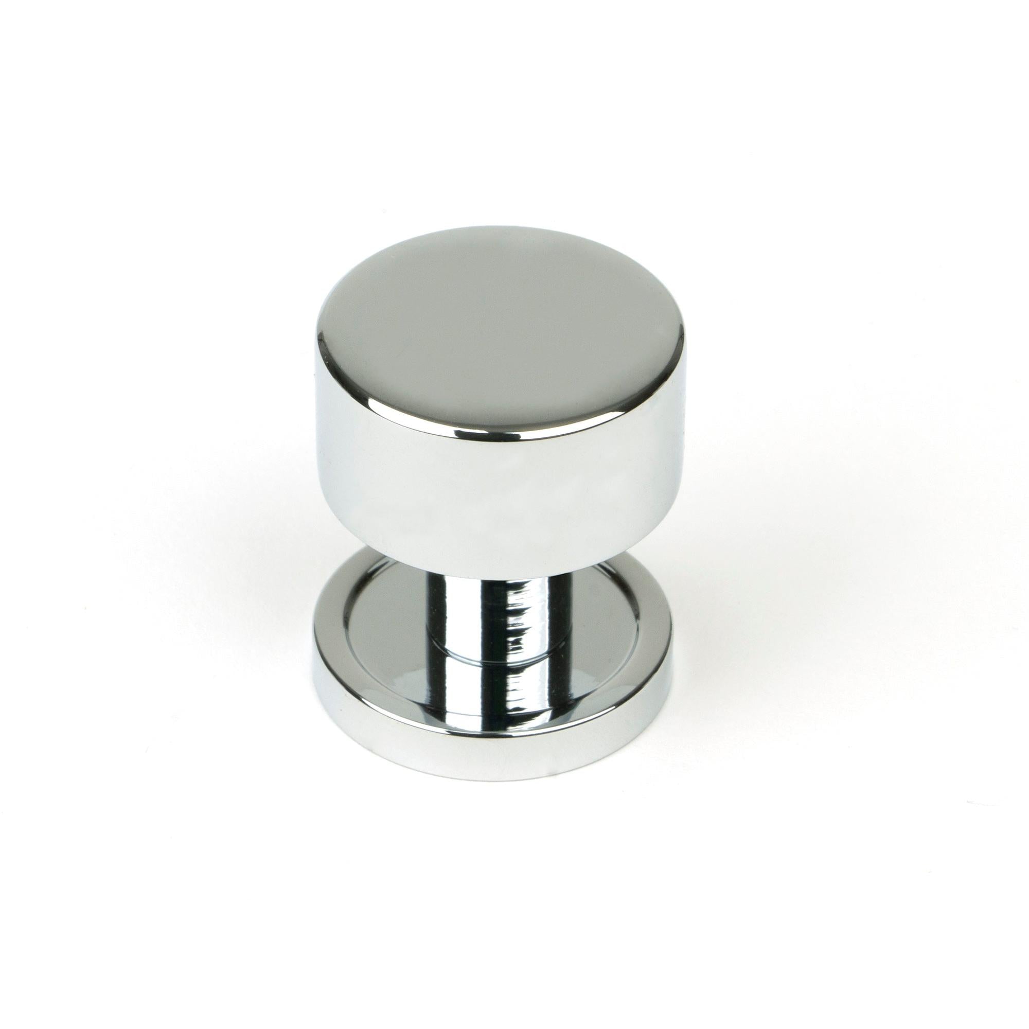Polished Chrome Kelso Cabinet Knob - 25mm (Plain) | From The Anvil - Cabinet Knobs - From The Anvil - Yester Home