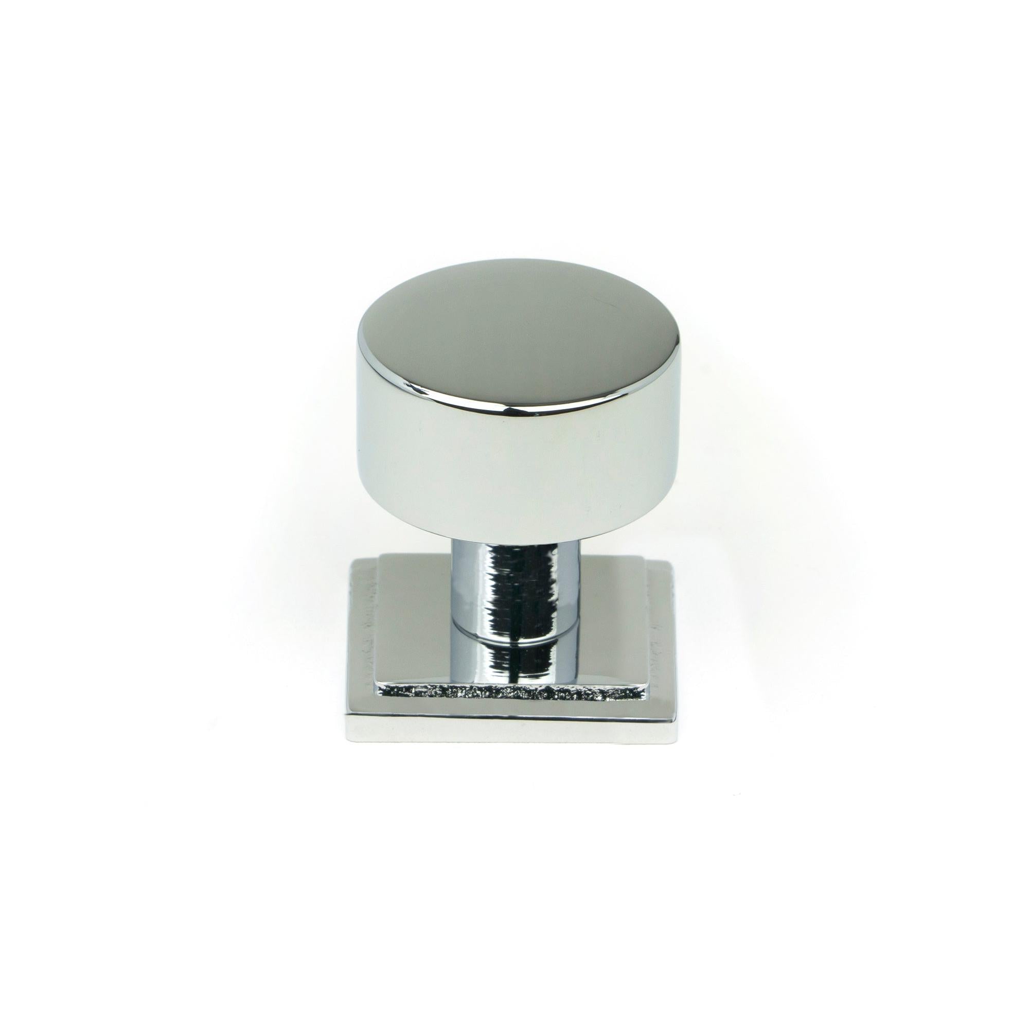 Polished Chrome Kelso Cabinet Knob - 25mm (Square) | From The Anvil - Cabinet Knobs - From The Anvil - Yester Home