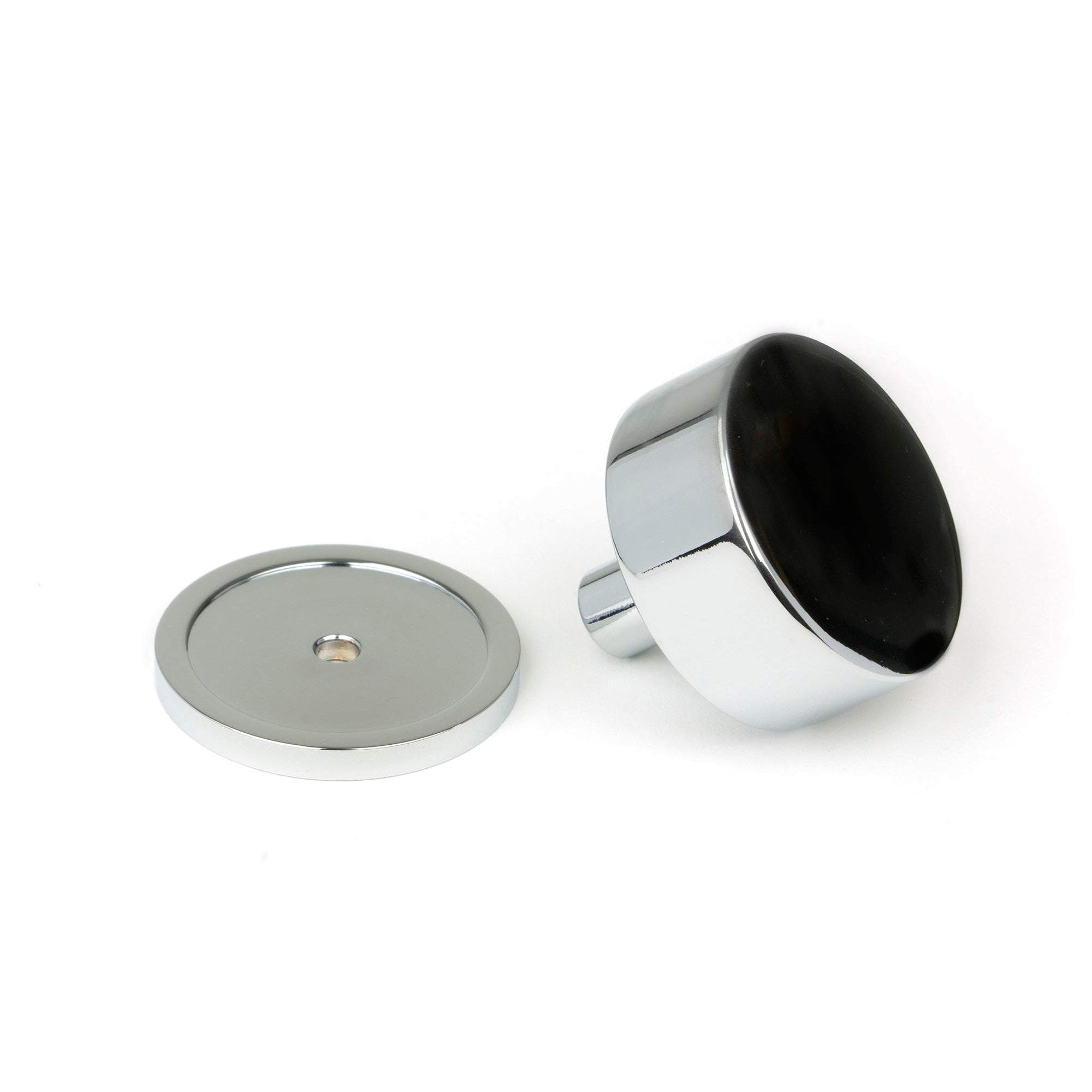 Polished Chrome Kelso Cabinet Knob - 38mm (Plain) | From The Anvil-Cabinet Knobs-Yester Home