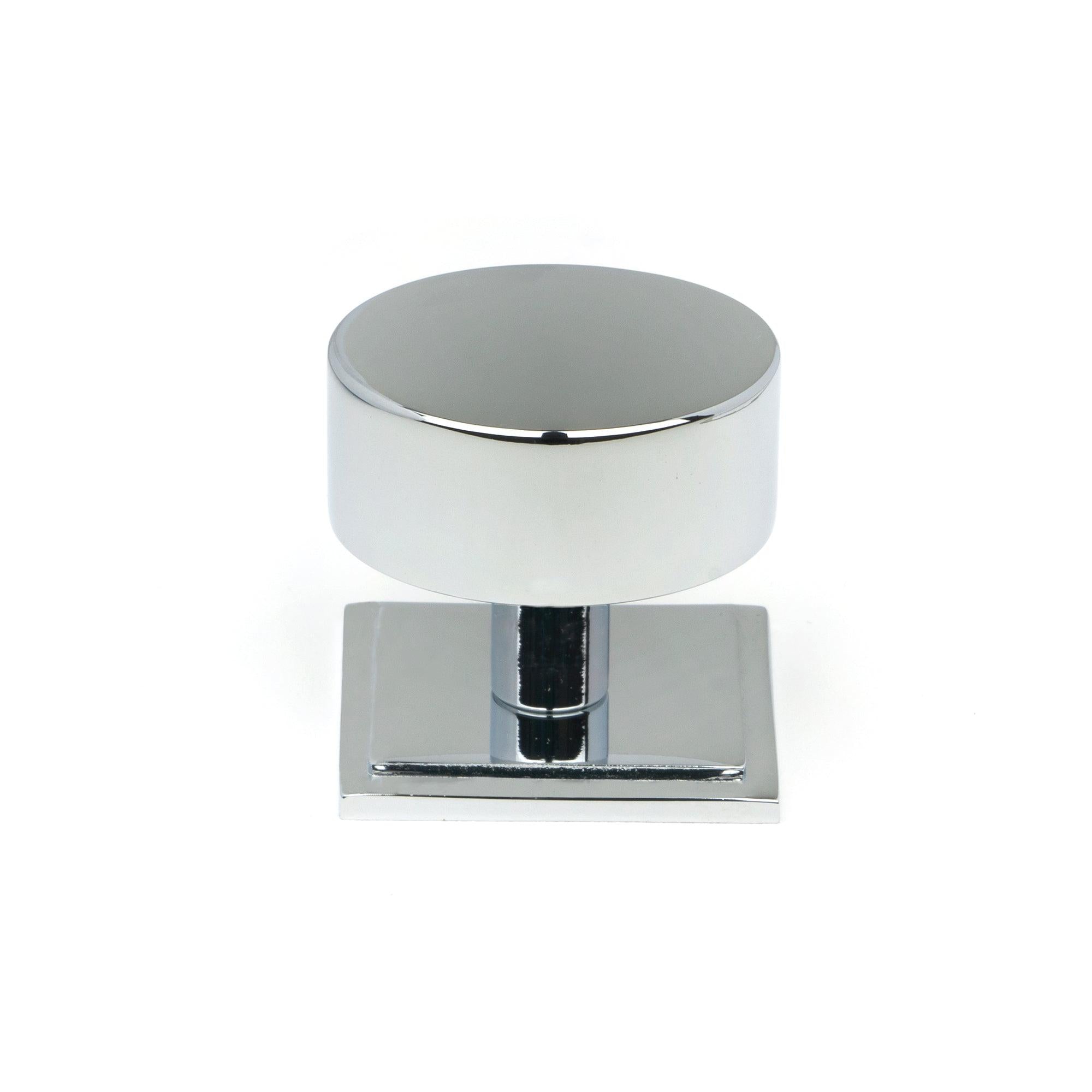 Polished Chrome Kelso Cabinet Knob - 38mm (Square) | From The Anvil - Cabinet Knobs - From The Anvil - Yester Home