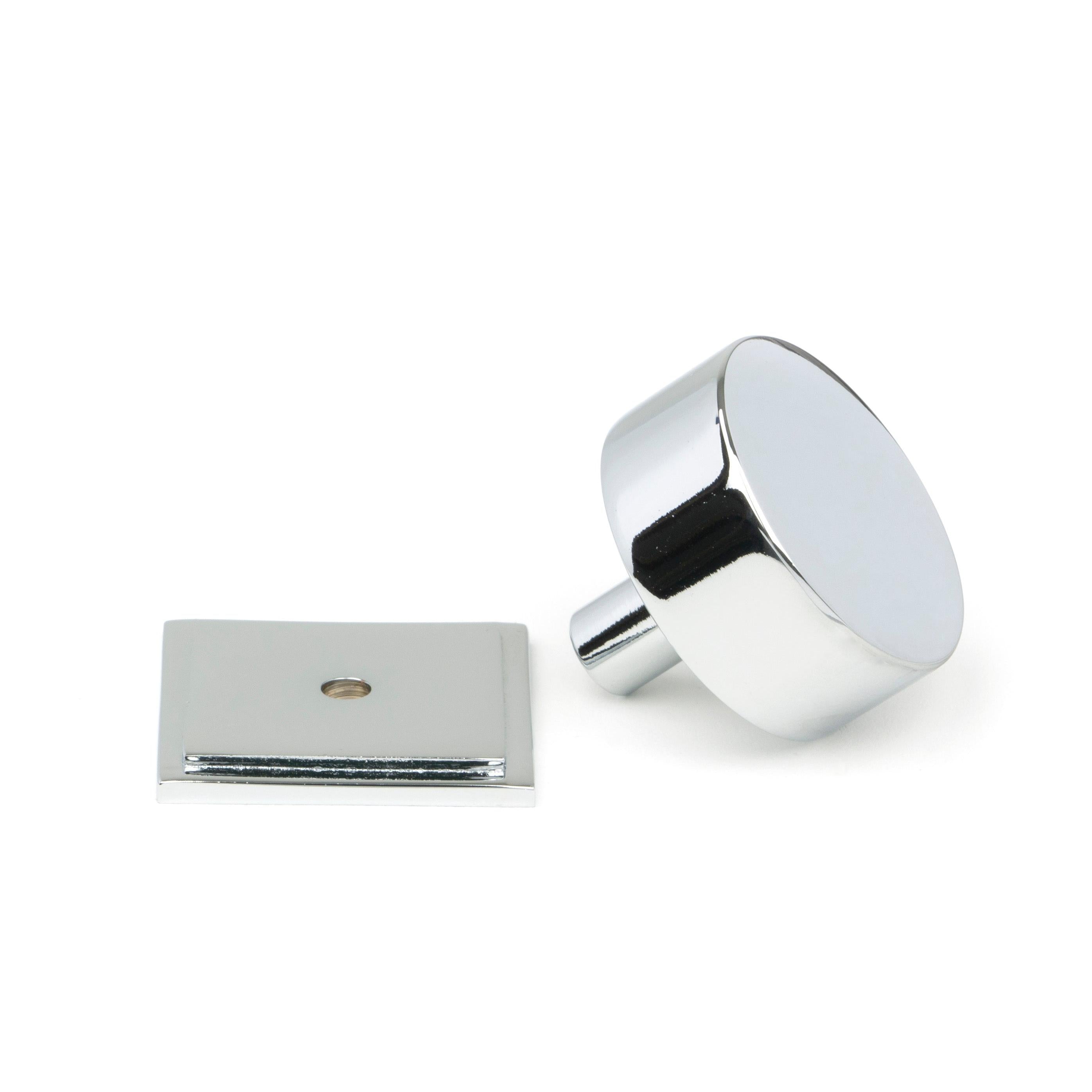 Polished Chrome Kelso Cabinet Knob - 38mm (Square) | From The Anvil - Cabinet Knobs - From The Anvil - Yester Home