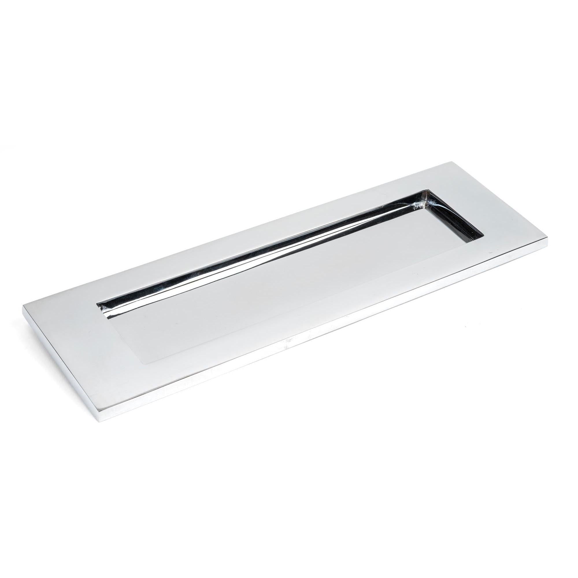 Polished Chrome Large Letter Plate | From The Anvil - Letter Plates - From The Anvil - Yester Home