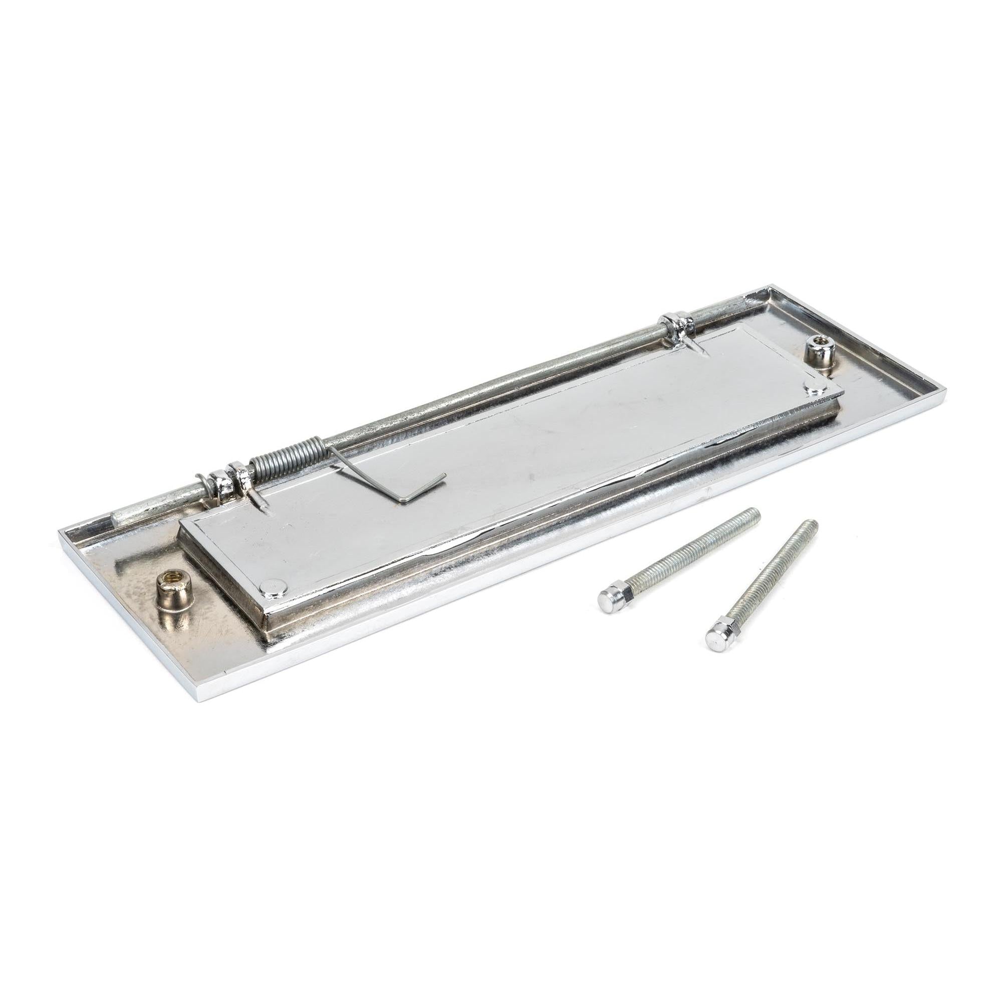 Polished Chrome Large Letter Plate | From The Anvil - Letter Plates - From The Anvil - Yester Home