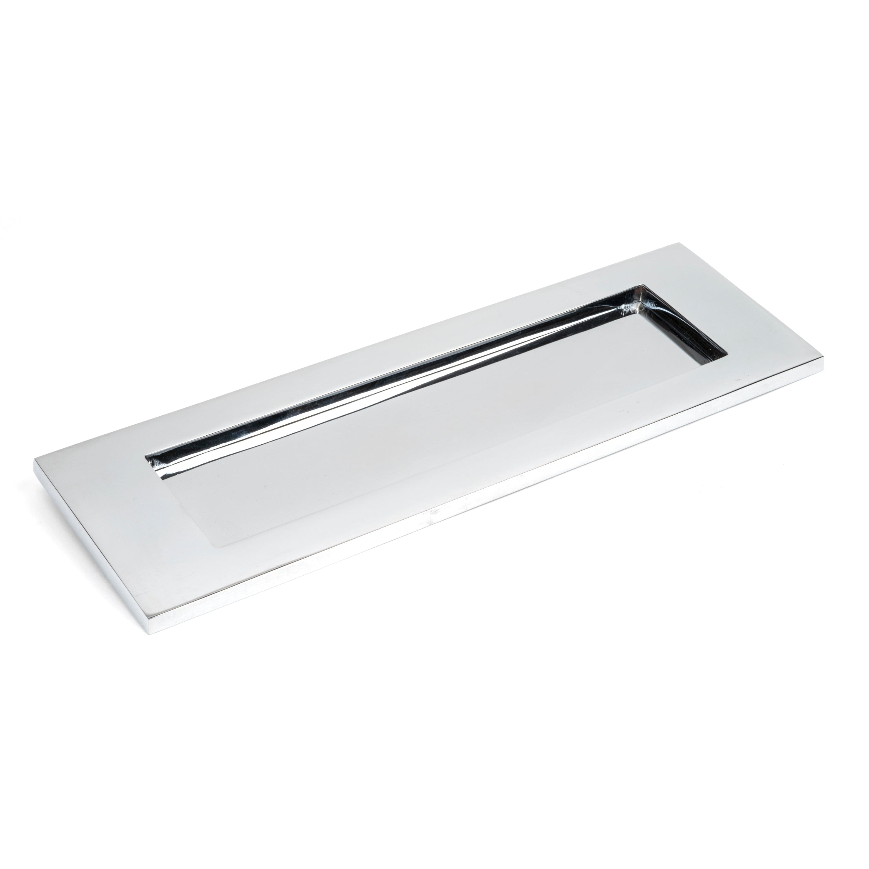 Polished Chrome Large Letter Plate | From The Anvil-Letter Plates-Yester Home