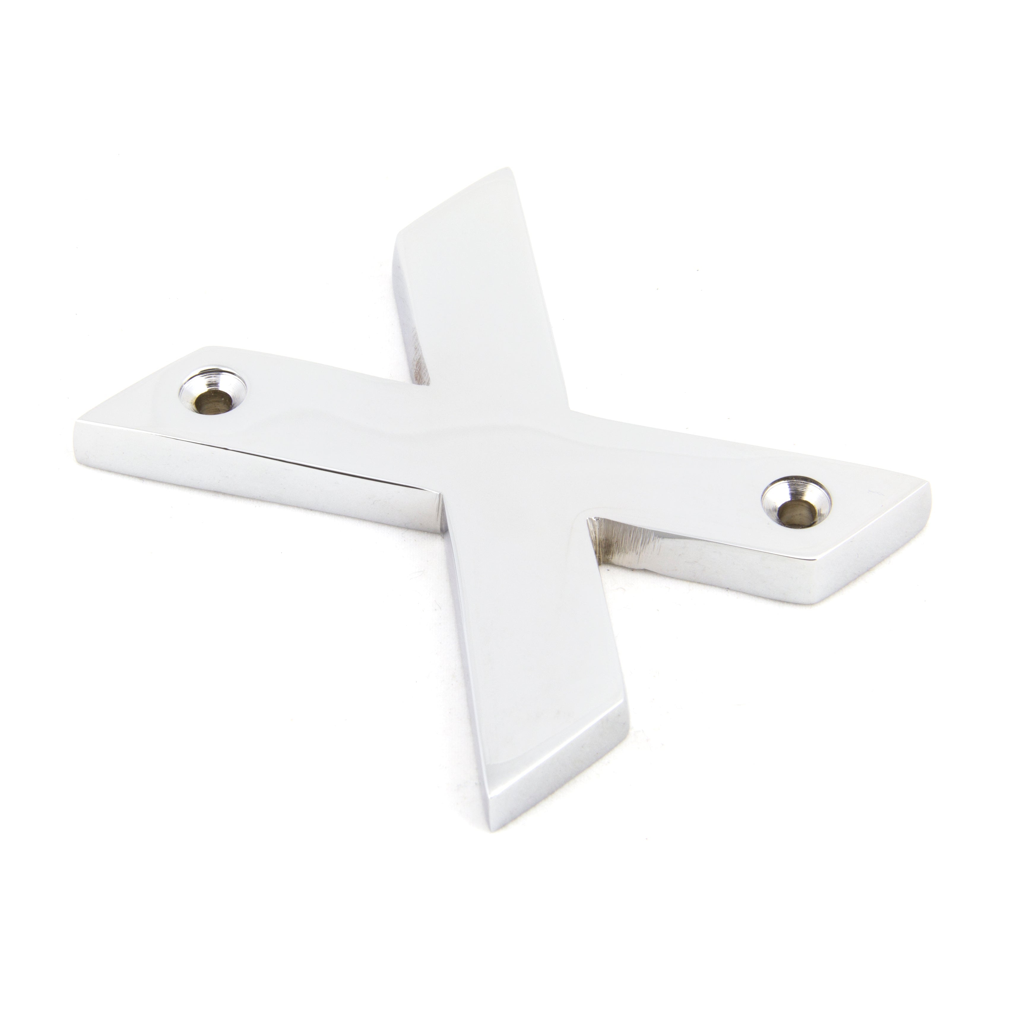 Polished Chrome Letter X | From The Anvil-Letters-Yester Home