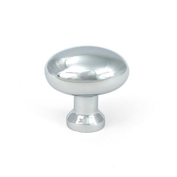 Polished Chrome Moore Cabinet Knob - 32mm - Cabinet Knobs - From The Anvil - Yester Home