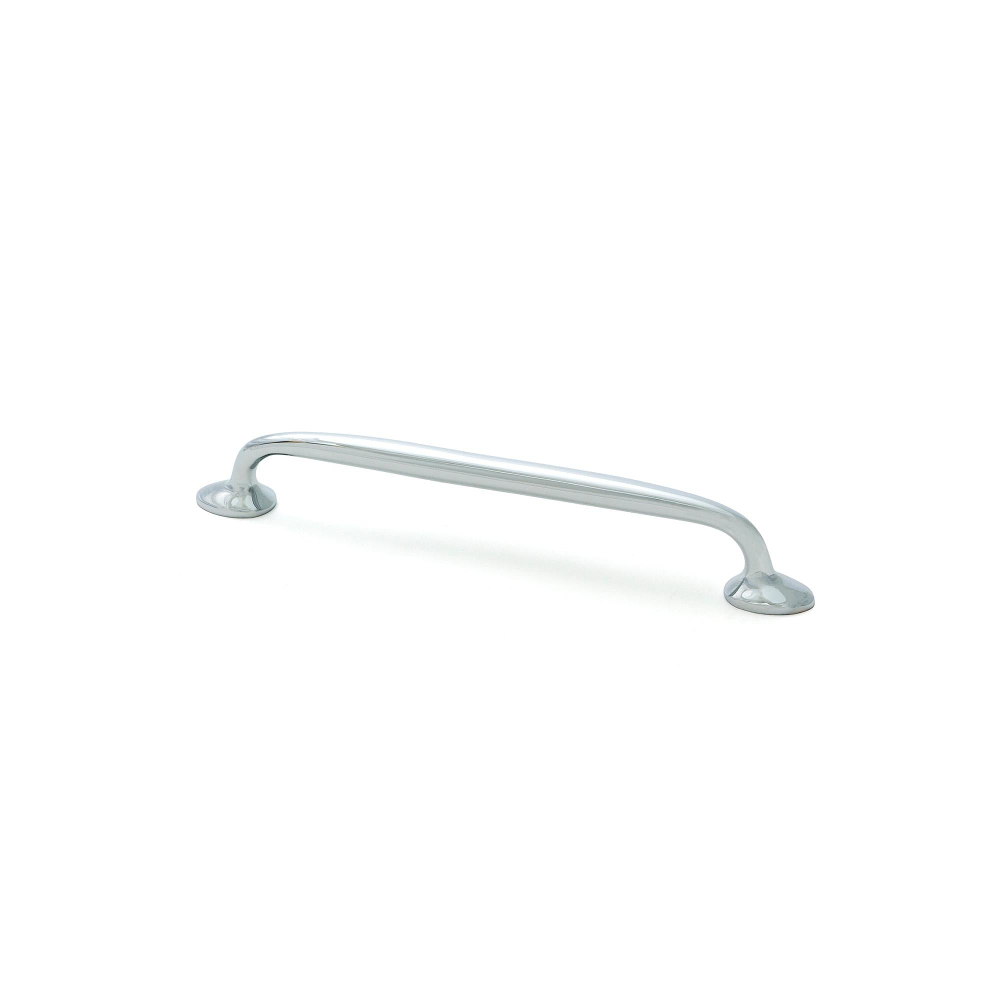 Polished Chrome Moore Pull Handle - Medium - Pull Handles - From The Anvil - Yester Home