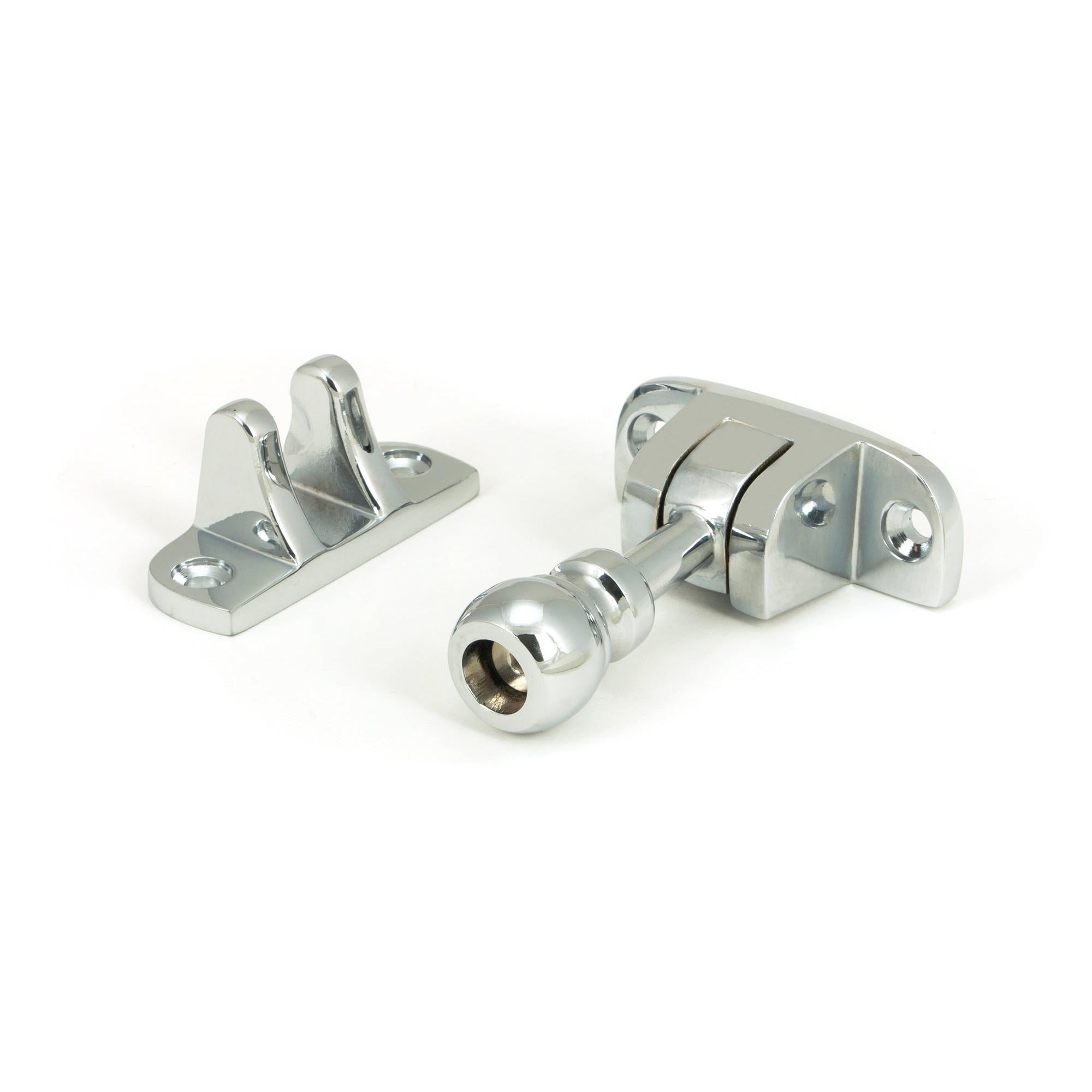 Polished Chrome Mushroom Brighton Fastener (Radiused) | From The Anvil - Fasteners - From The Anvil - Yester Home