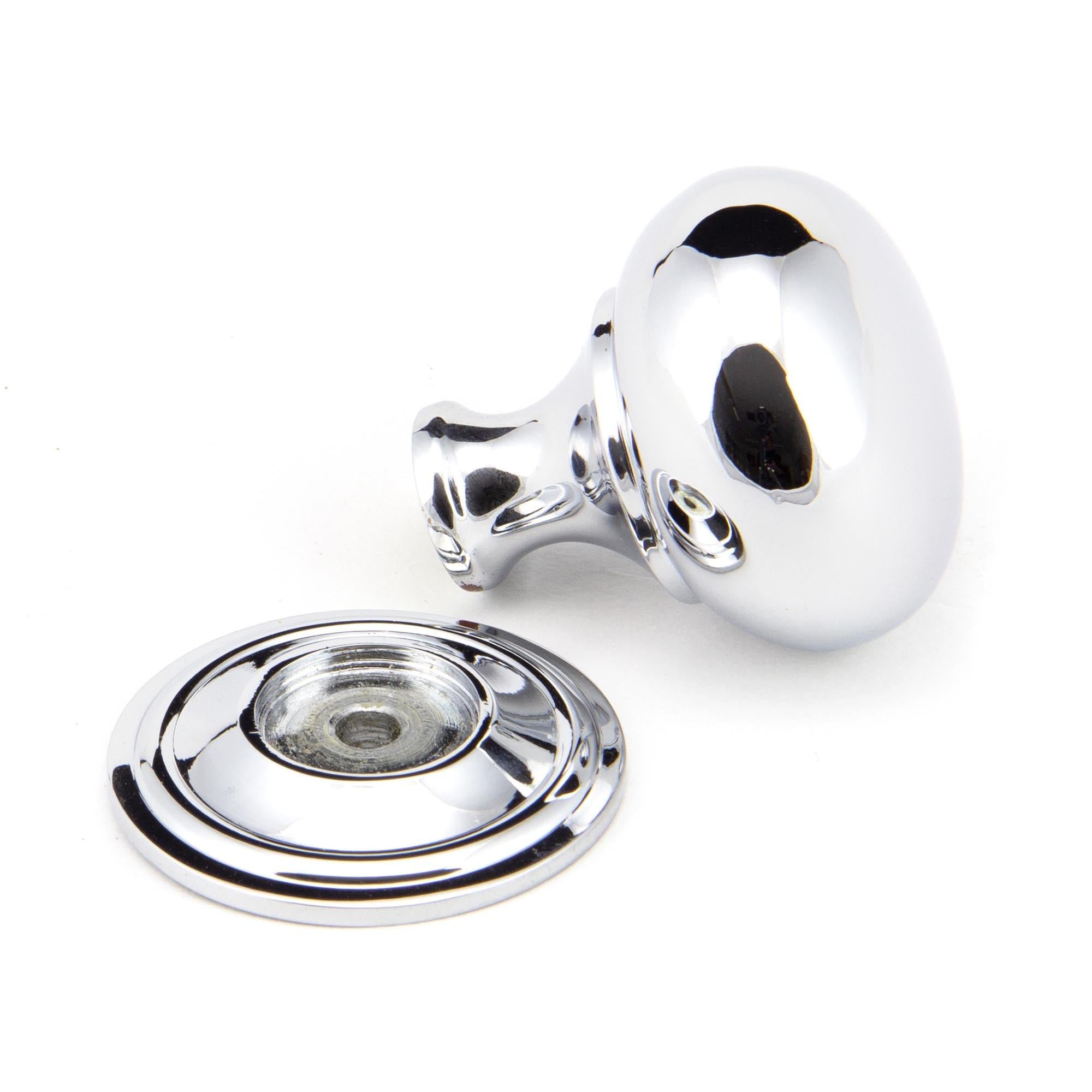 Polished Chrome Mushroom Cabinet Knob 32mm | From The Anvil - Cabinet Knobs - From The Anvil - Yester Home