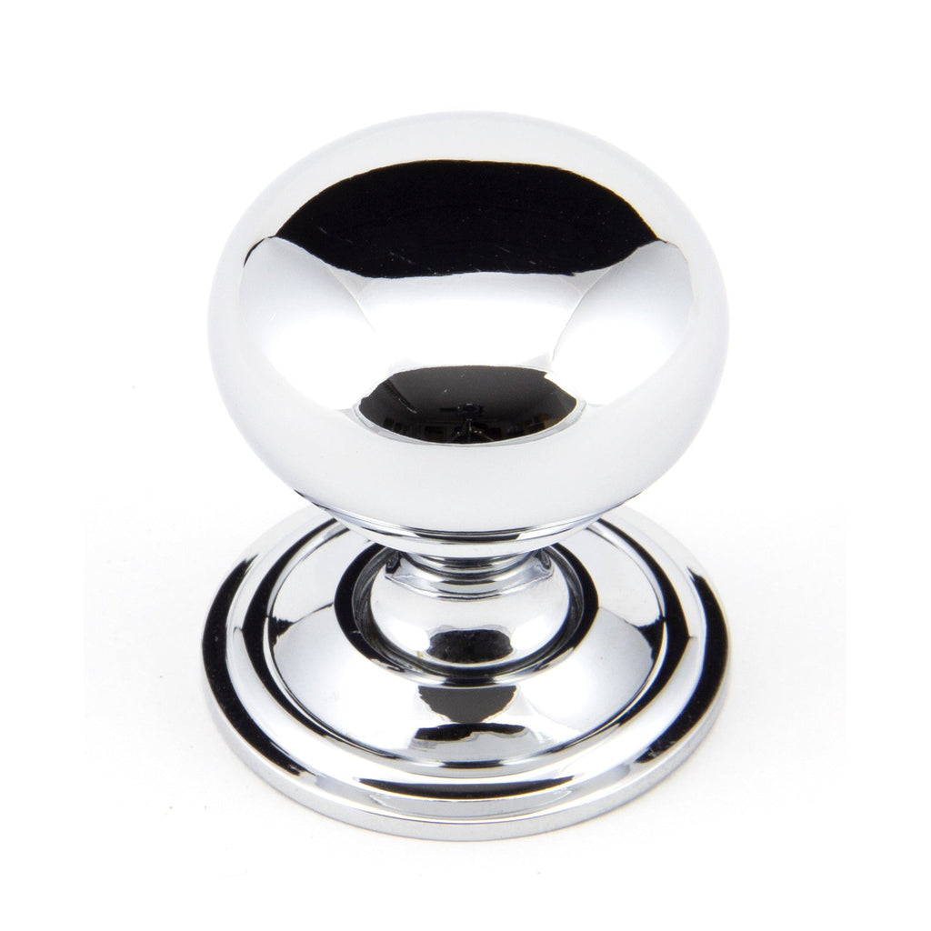 Polished Chrome Mushroom Cabinet Knob 32mm | From The Anvil-Cabinet Knobs-Yester Home