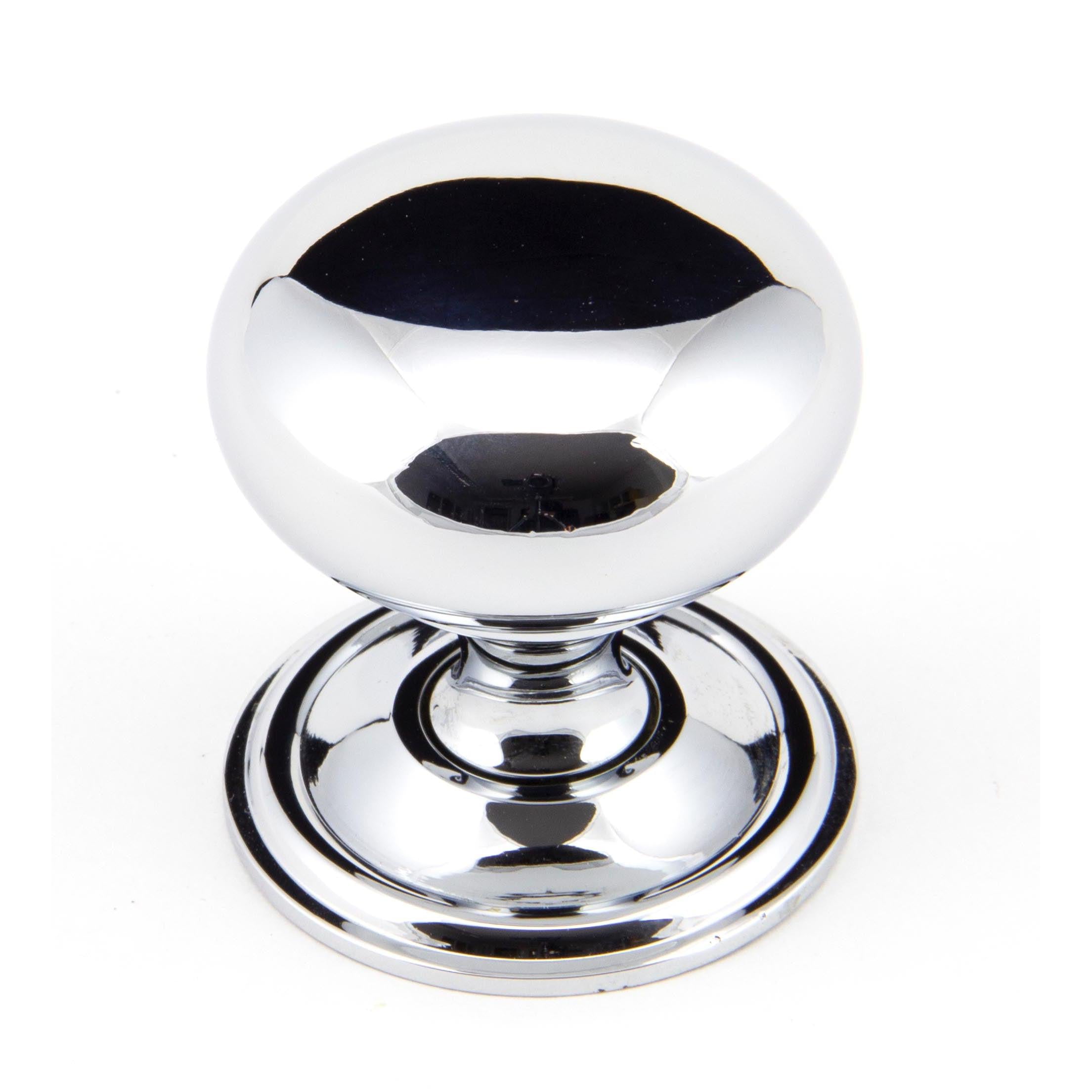 Polished Chrome Mushroom Cabinet Knob 38mm | From The Anvil - Cabinet Knobs - From The Anvil - Yester Home