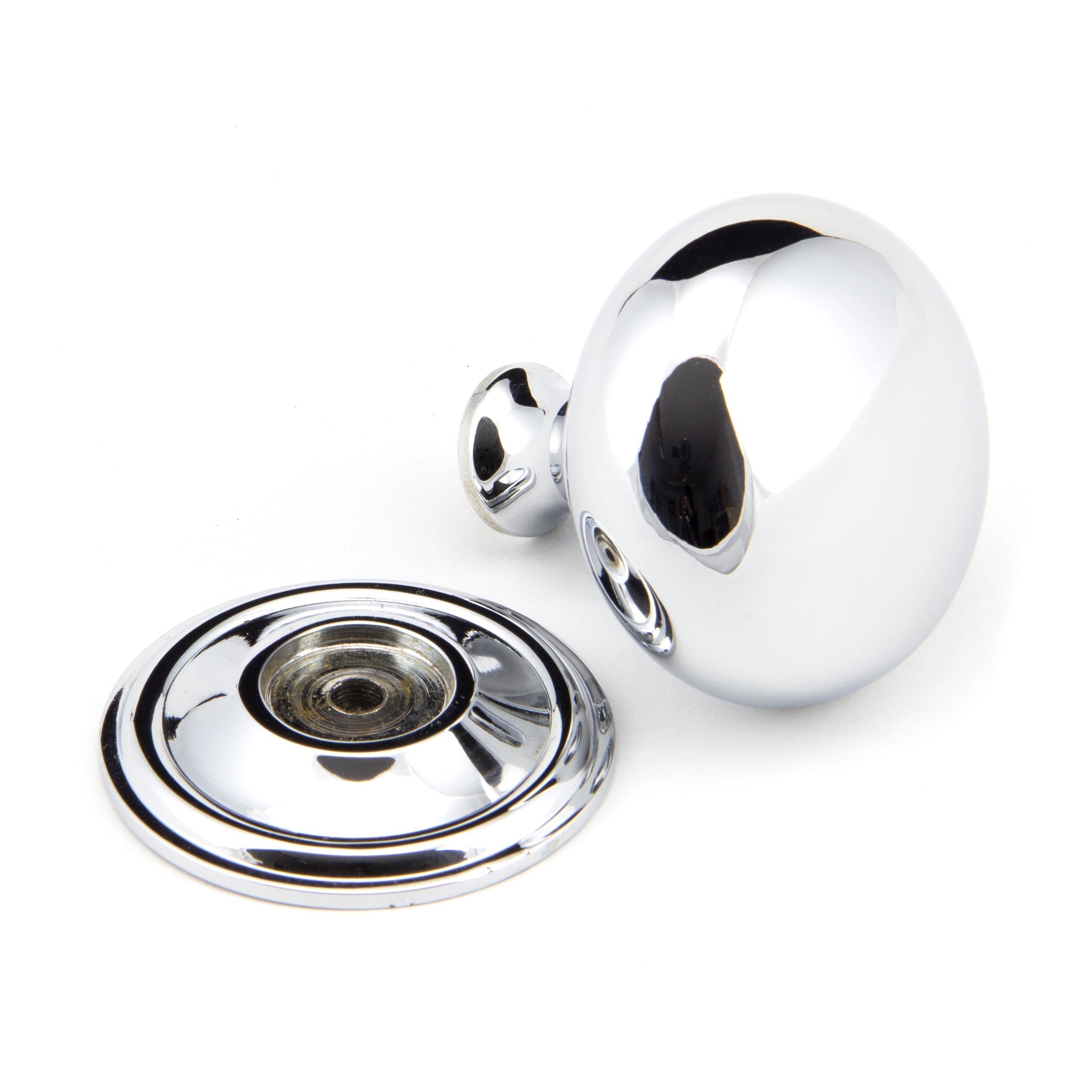 Polished Chrome Mushroom Cabinet Knob 38mm | From The Anvil-Cabinet Knobs-Yester Home