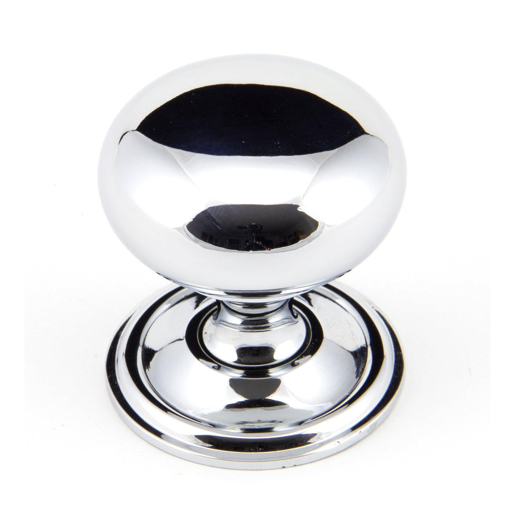 Polished Chrome Mushroom Cabinet Knob 38mm | From The Anvil-Cabinet Knobs-Yester Home