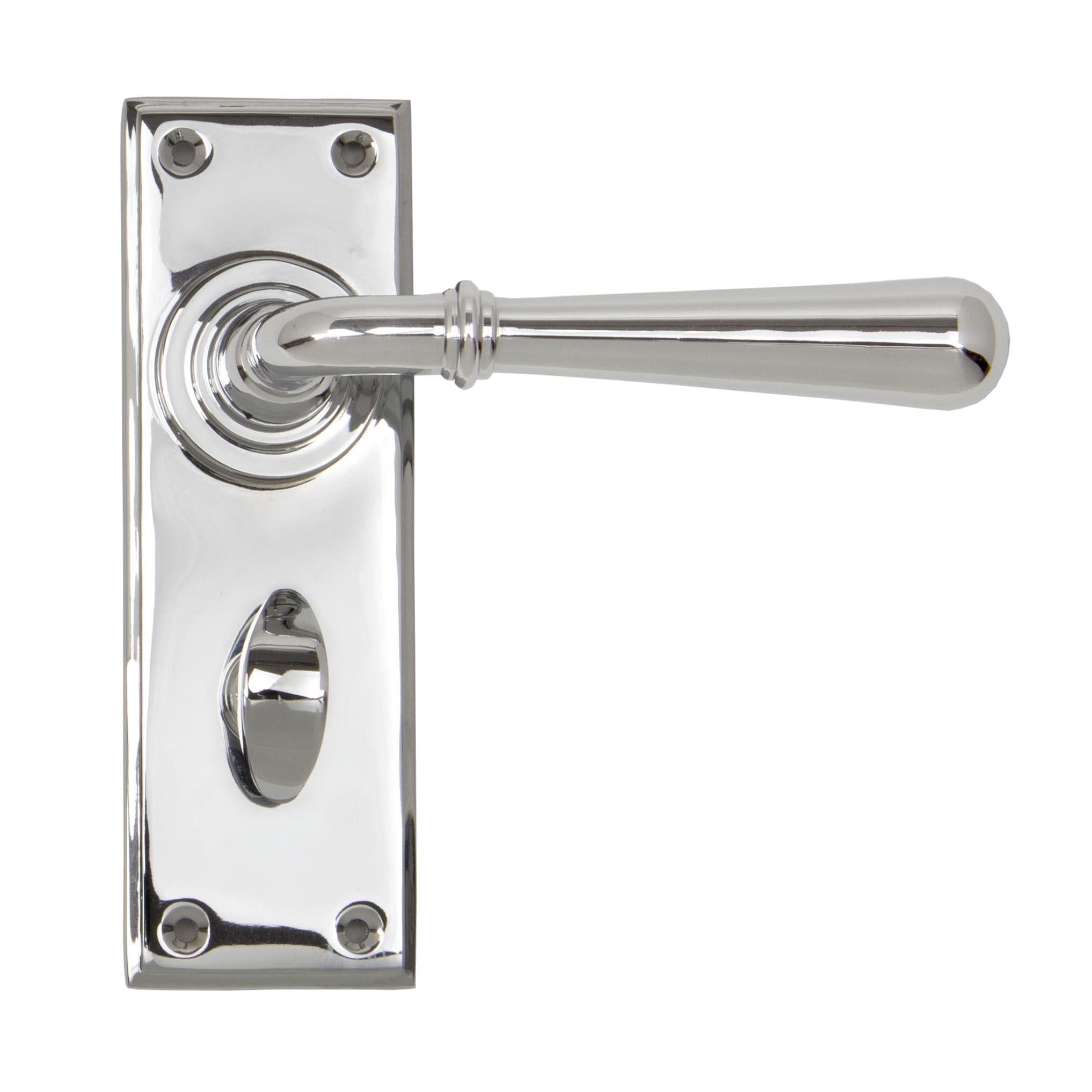 Polished Chrome Newbury Lever Bathroom Set | From The Anvil - Lever Bathroom - From The Anvil - Yester Home