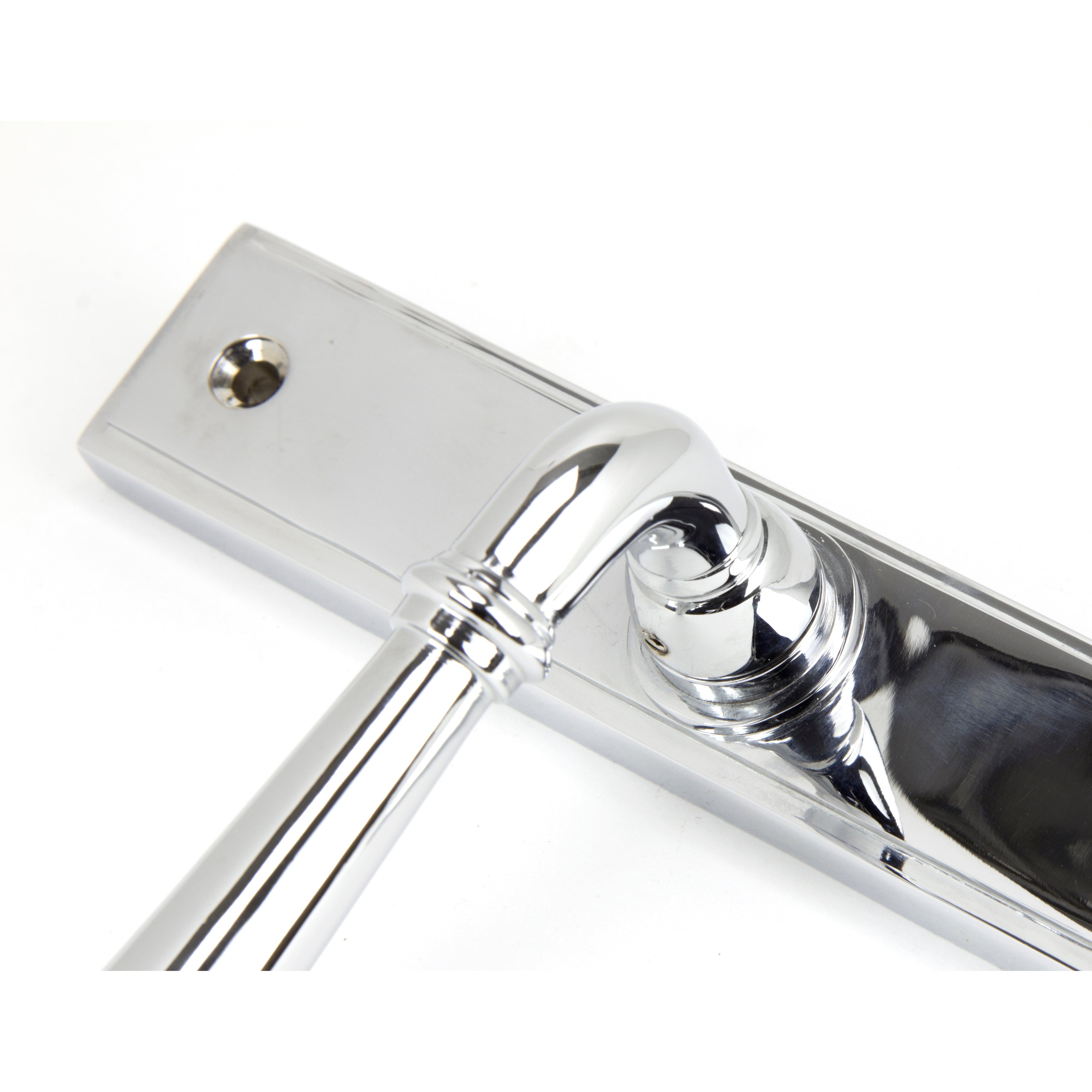 Polished Chrome Newbury Slimline Lever Latch Set | From The Anvil-Espagnolette-Yester Home