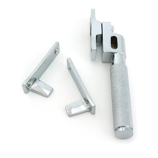 Polished Chrome Night-Vent Locking Brompton Fastener - Night-Vent Fasteners - From The Anvil - Yester Home