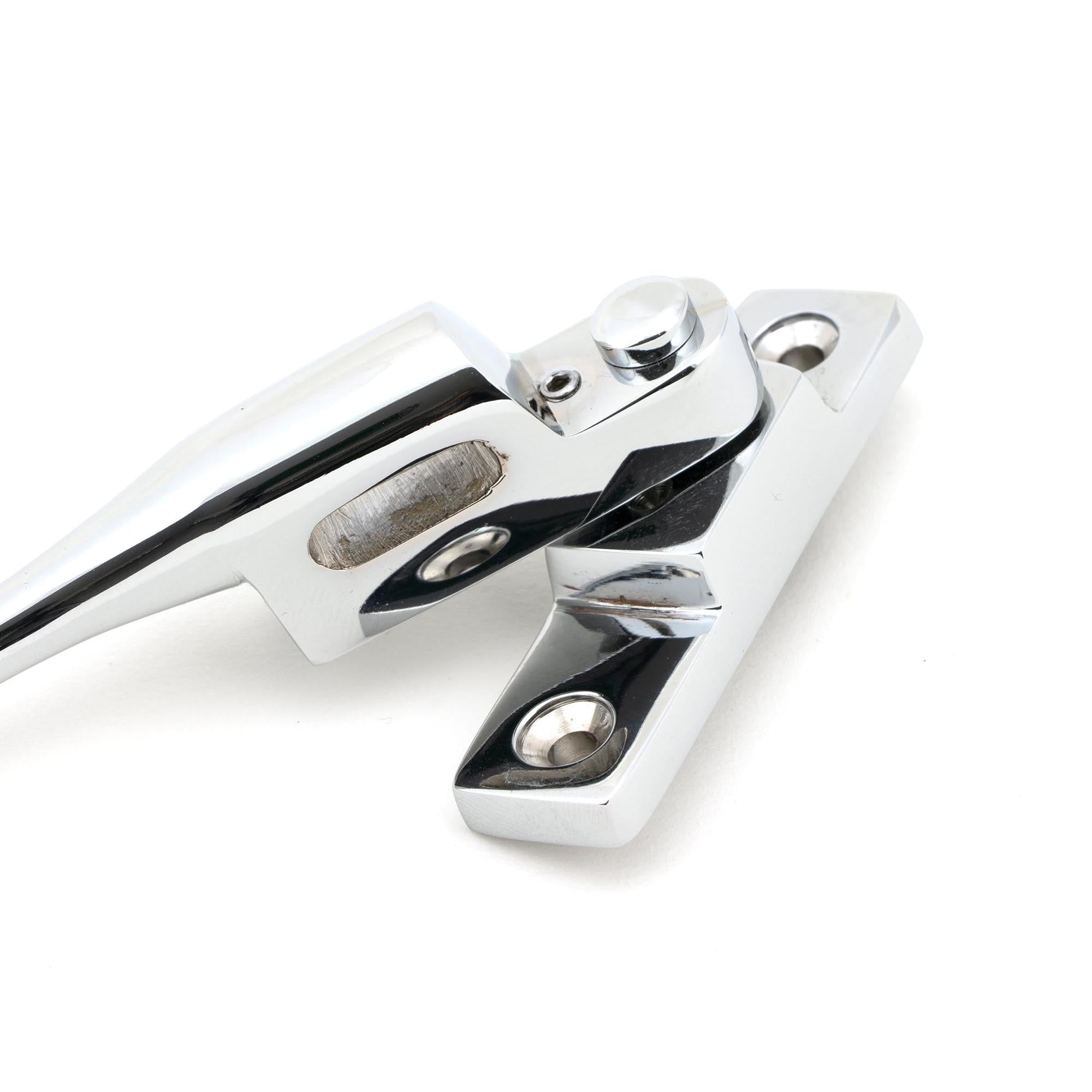 Polished Chrome Night-Vent Locking Peardrop Fastener - RH | From The Anvil - Night-Vent Fasteners - From The Anvil - Yester Home