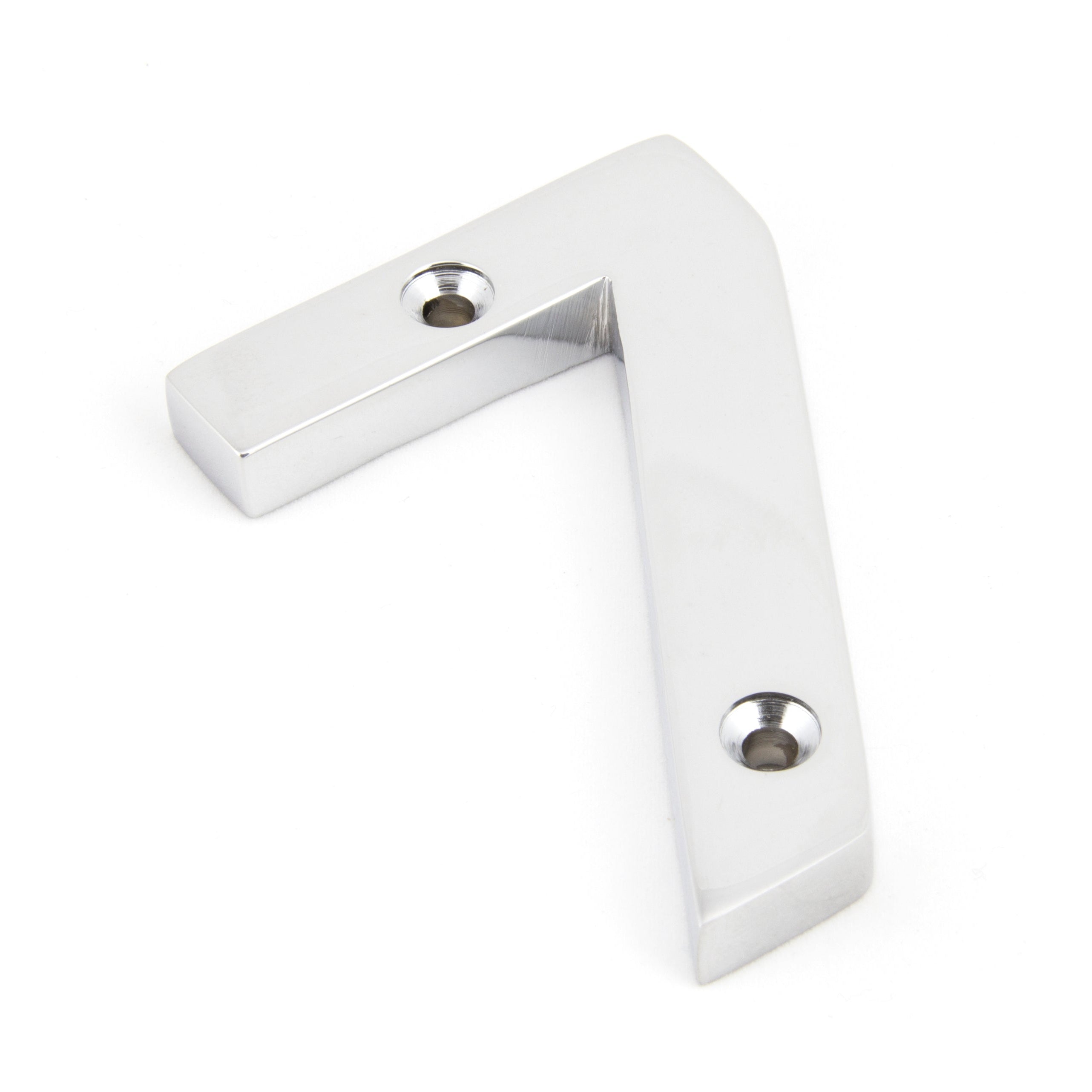 Polished Chrome Numeral 7 | From The Anvil-Numerals-Yester Home