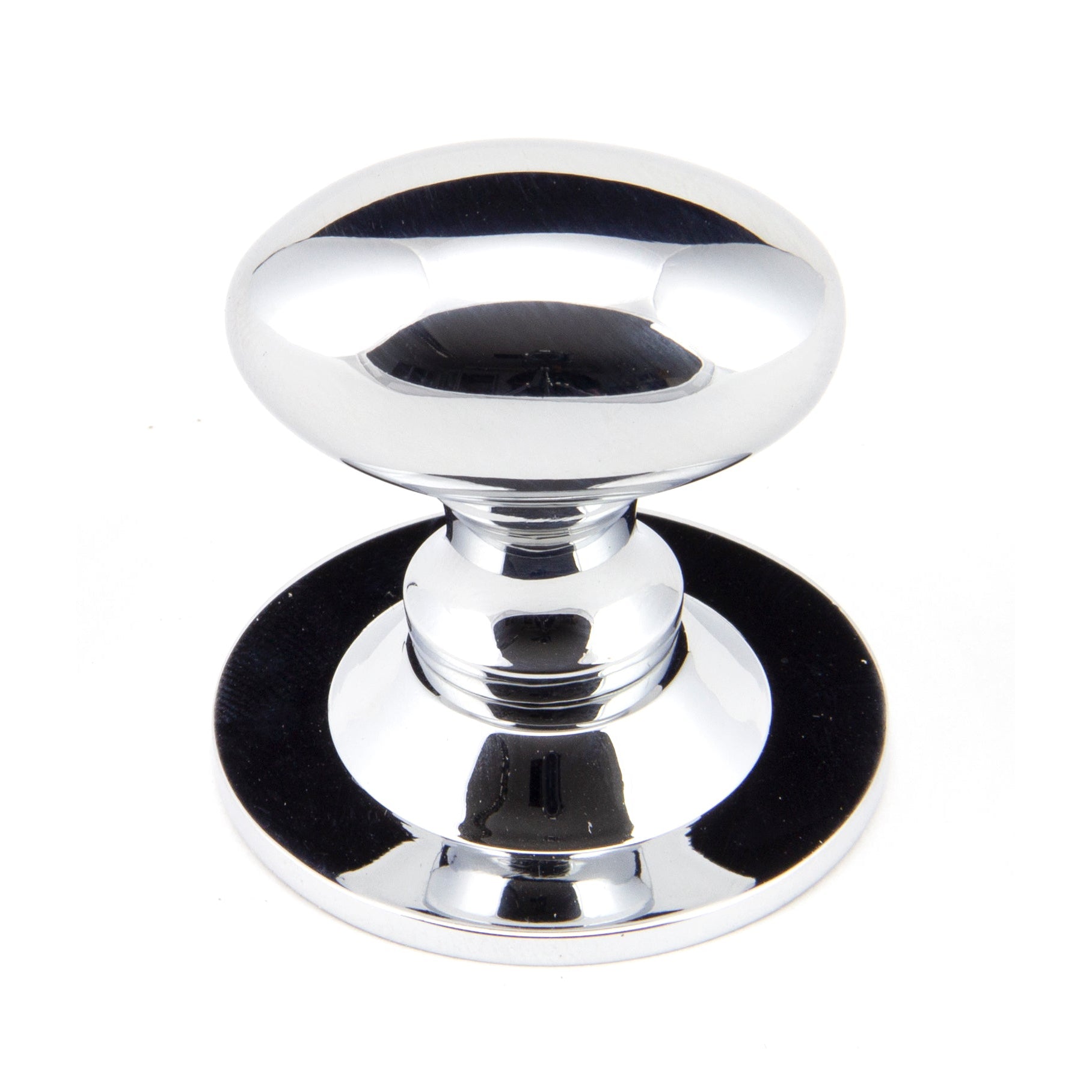Polished Chrome Oval Cabinet Knob 33mm | From The Anvil-Cabinet Knobs-Yester Home
