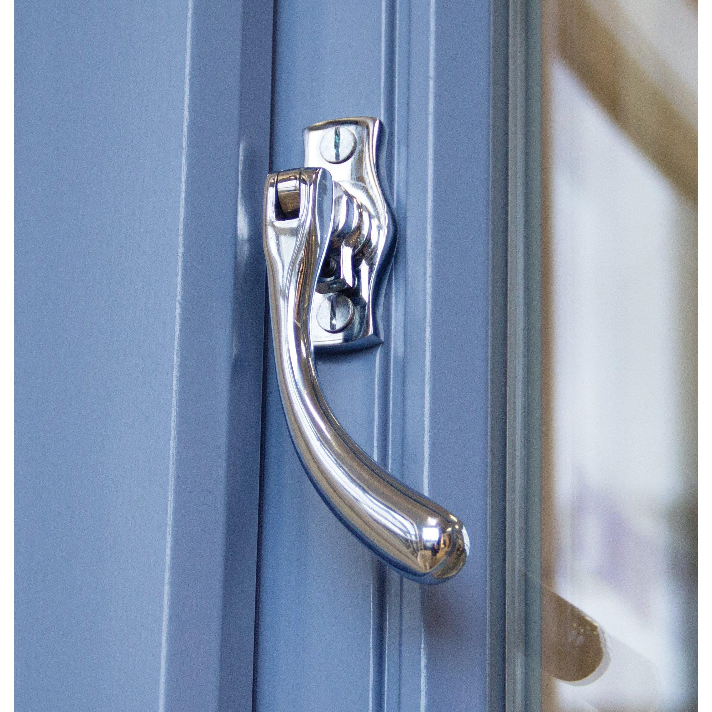 Polished Chrome Peardrop Espag - RH | From The Anvil-Espag. Fasteners-Yester Home