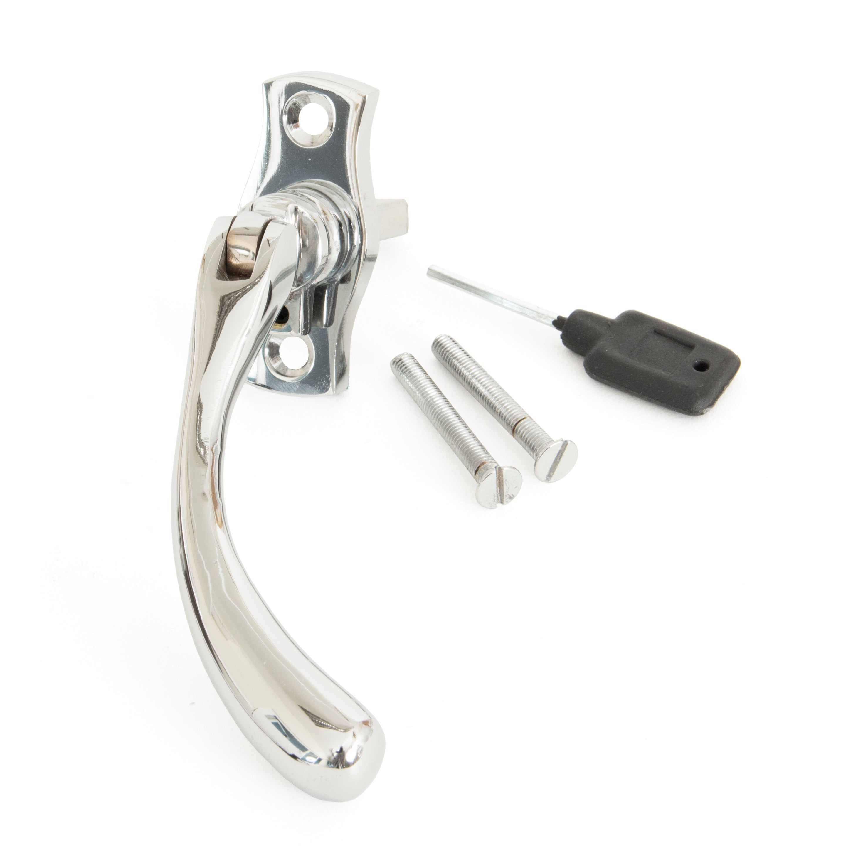 Polished Chrome Peardrop Espag - RH | From The Anvil-Espag. Fasteners-Yester Home