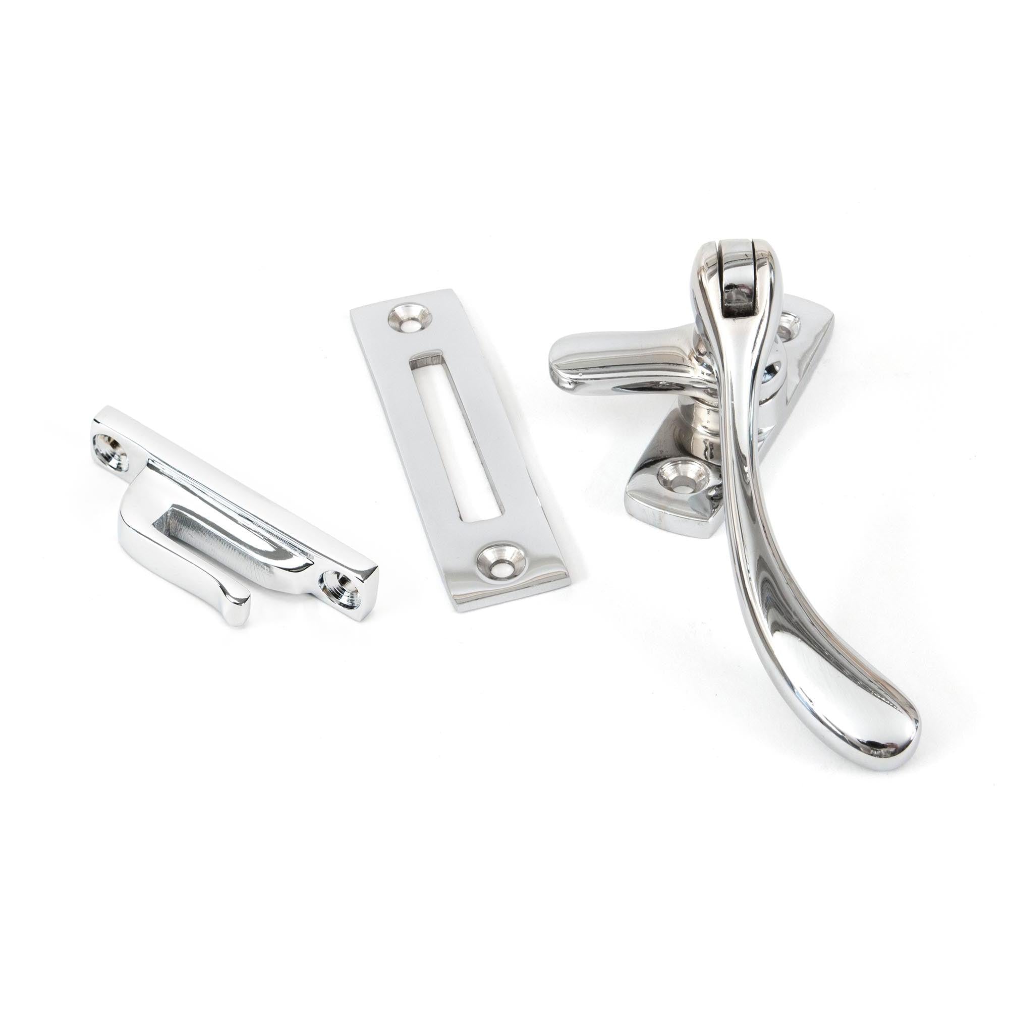 Polished Chrome Peardrop Fastener | From The Anvil - Fasteners - From The Anvil - Yester Home