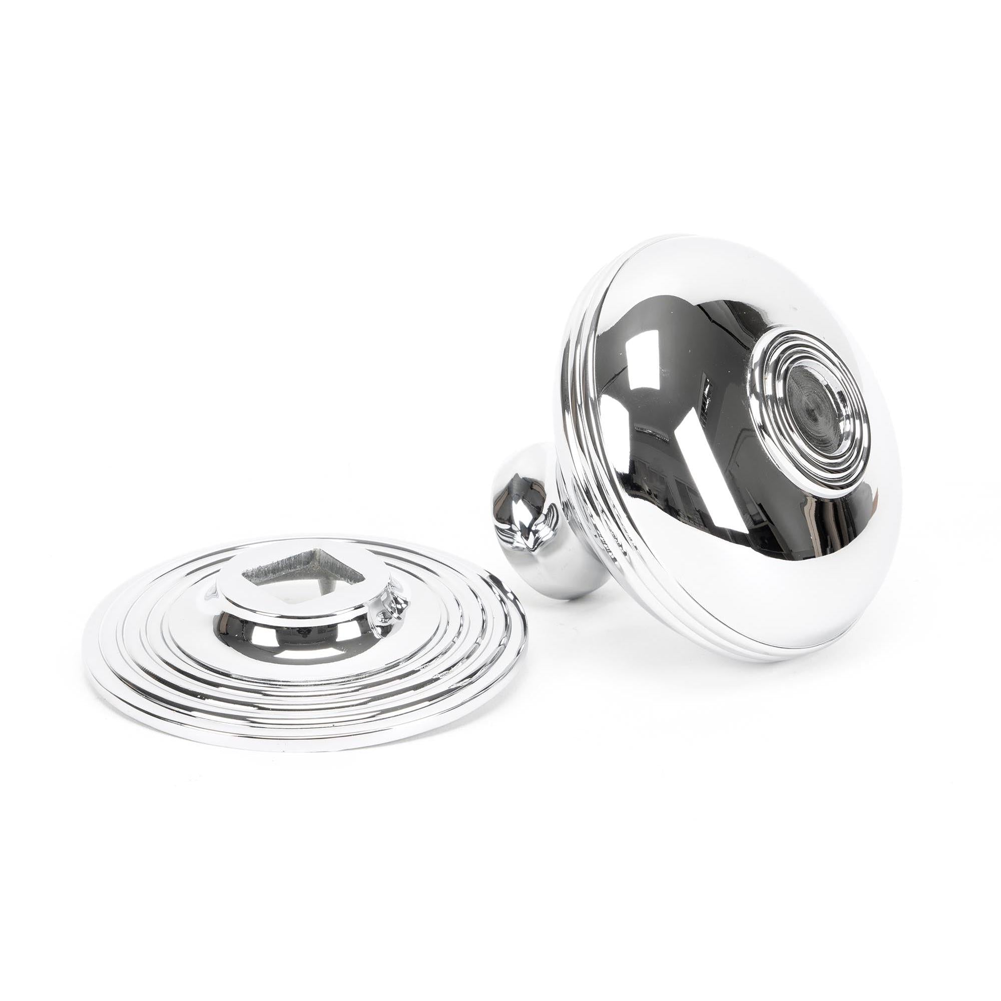 Polished Chrome Prestbury Centre Door Knob | From The Anvil - Centre Door Knobs - From The Anvil - Yester Home
