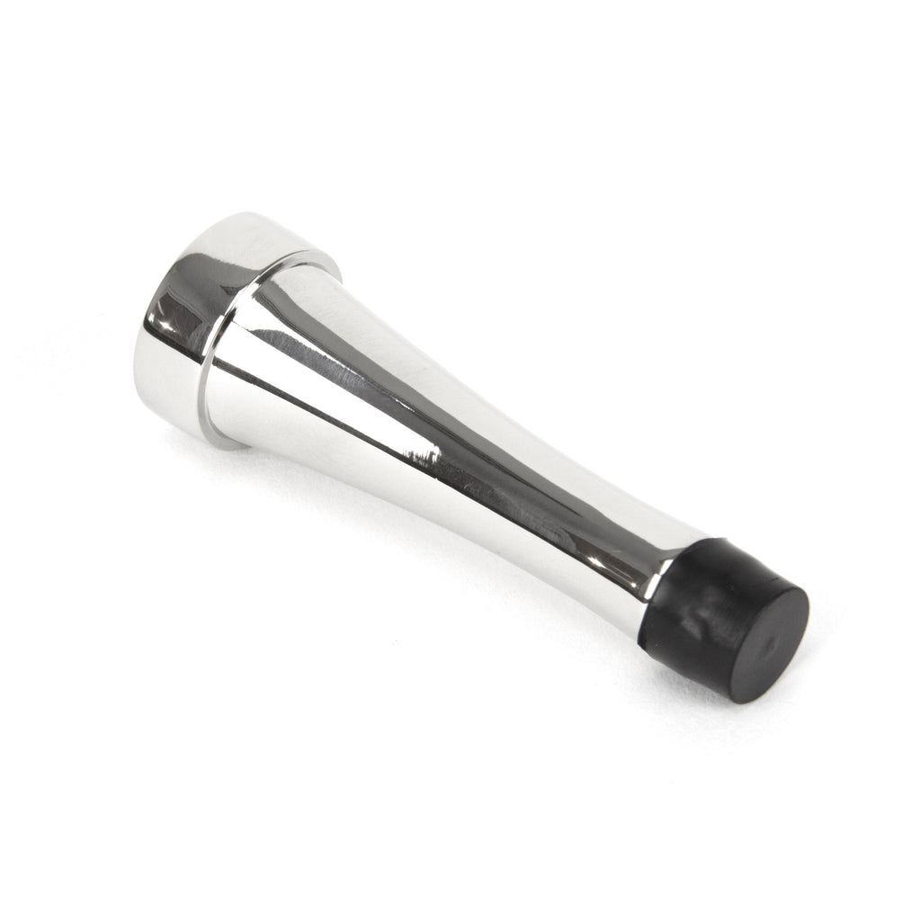 Polished Chrome Projection Door Stop | From The Anvil-Door Stops-Yester Home