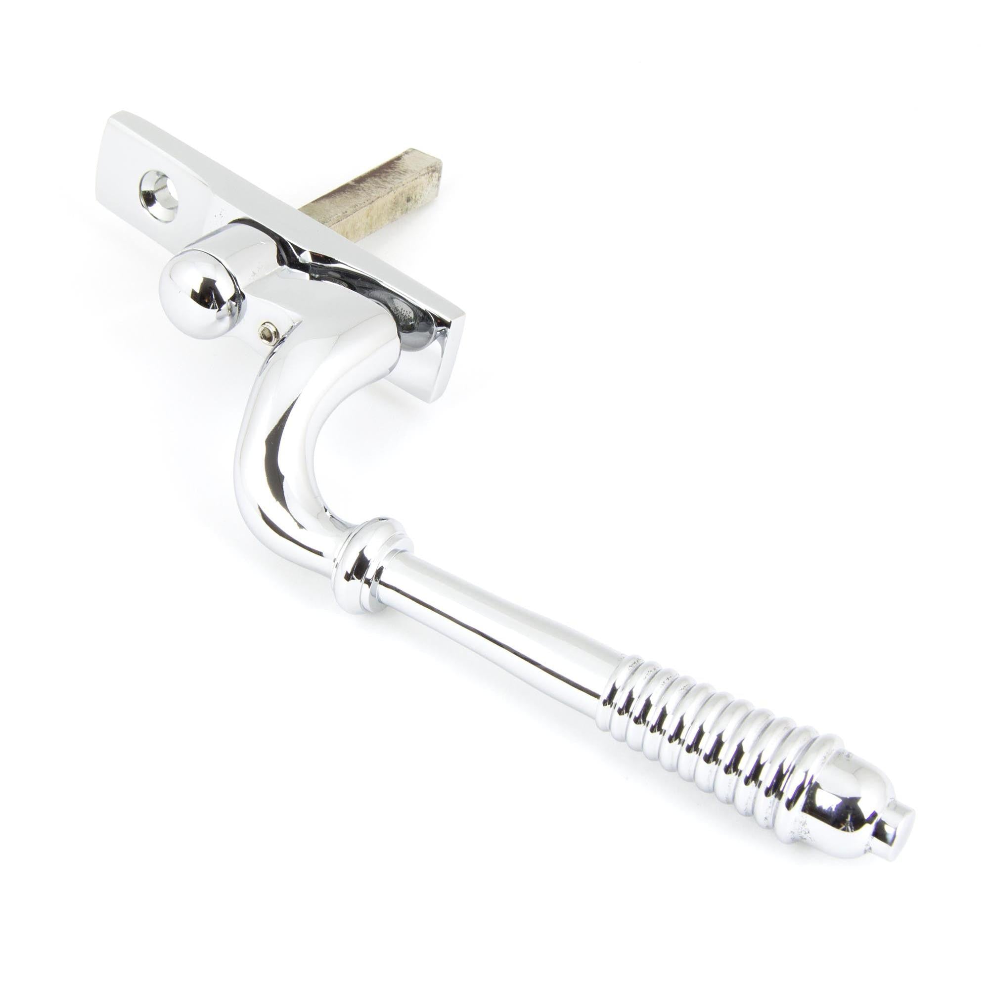 Polished Chrome Reeded Espag - LH | From The Anvil - Espag. Fasteners - From The Anvil - Yester Home