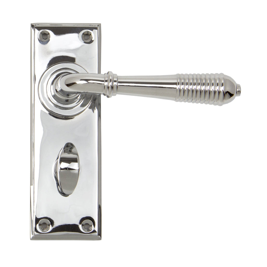 Polished Chrome Reeded Lever Bathroom Set | From The Anvil-Lever Bathroom-Yester Home