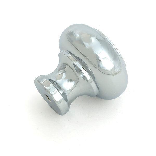 Polished Chrome Regency Cabinet Knob - Large - Cabinet Knobs - From The Anvil - Yester Home