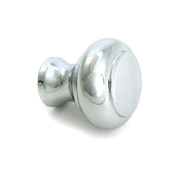 Polished Chrome Regency Cabinet Knob - Small - Cabinet Knobs - From The Anvil - Yester Home