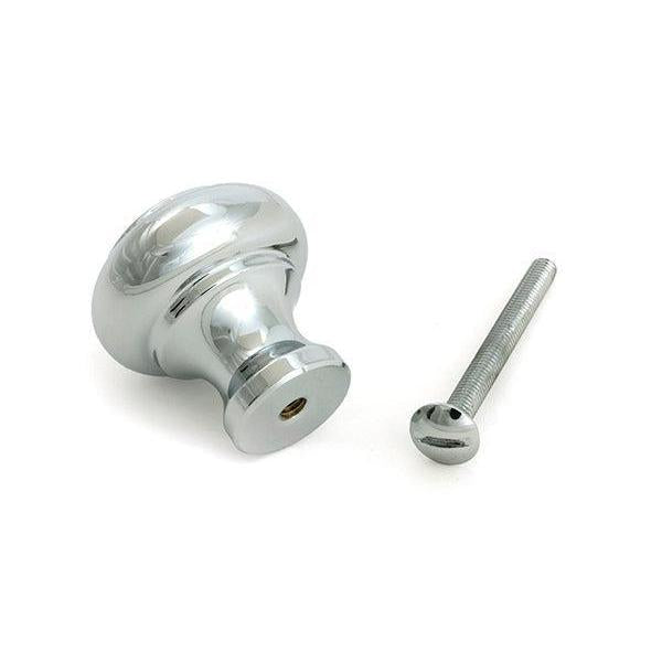 Polished Chrome Regency Cabinet Knob - Small - Cabinet Knobs - From The Anvil - Yester Home