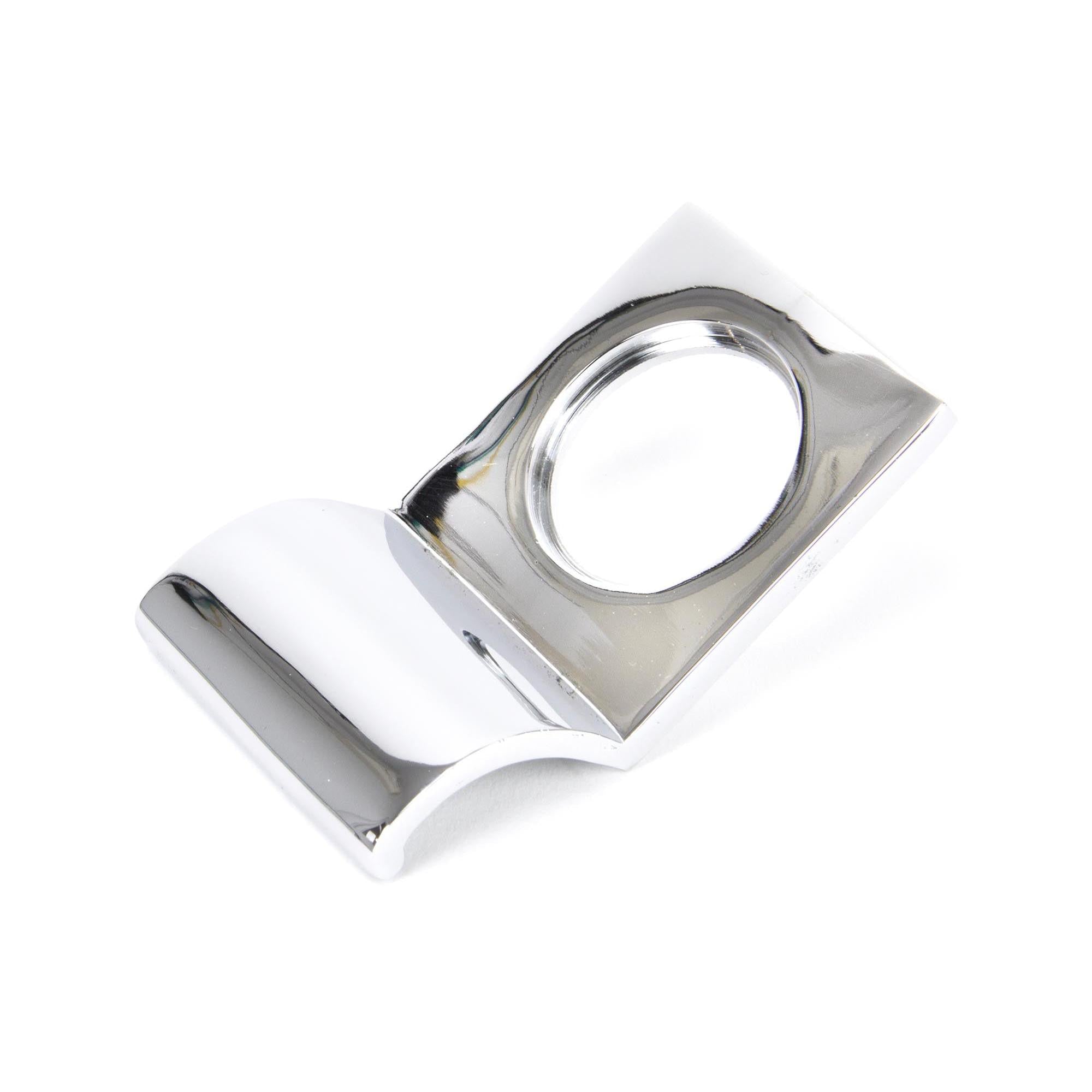 Polished Chrome Rim Cylinder Pull | From The Anvil - Rim Cylinder Pulls - From The Anvil - Yester Home