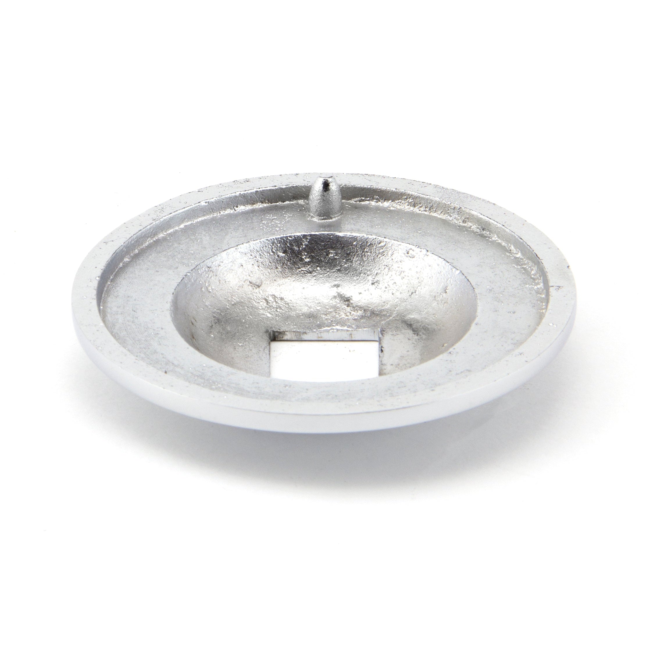 Polished Chrome Round Centre Door Knob | From The Anvil-Centre Door Knobs-Yester Home