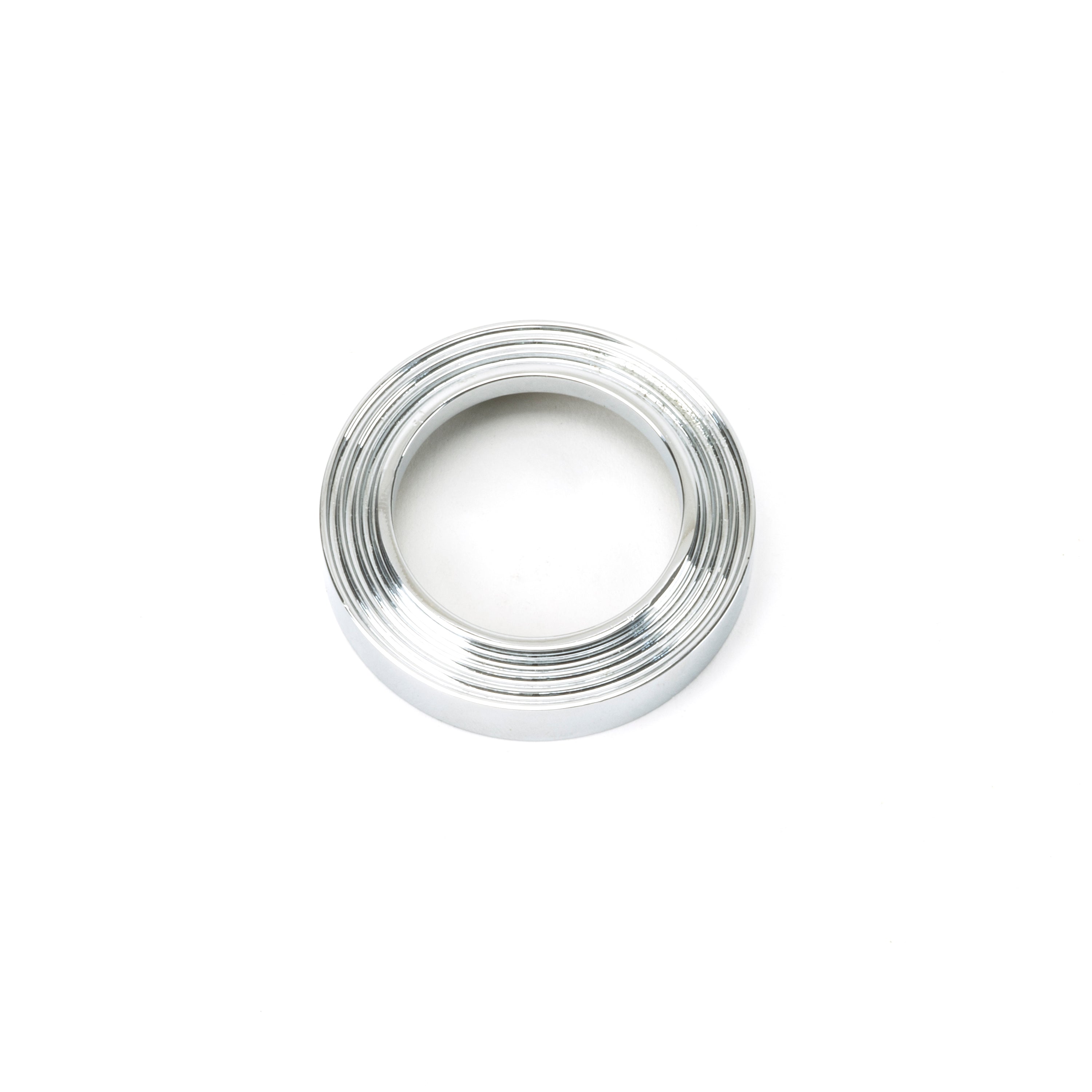 Polished Chrome Round Escutcheon (Beehive) | From The Anvil-Escutcheons-Yester Home