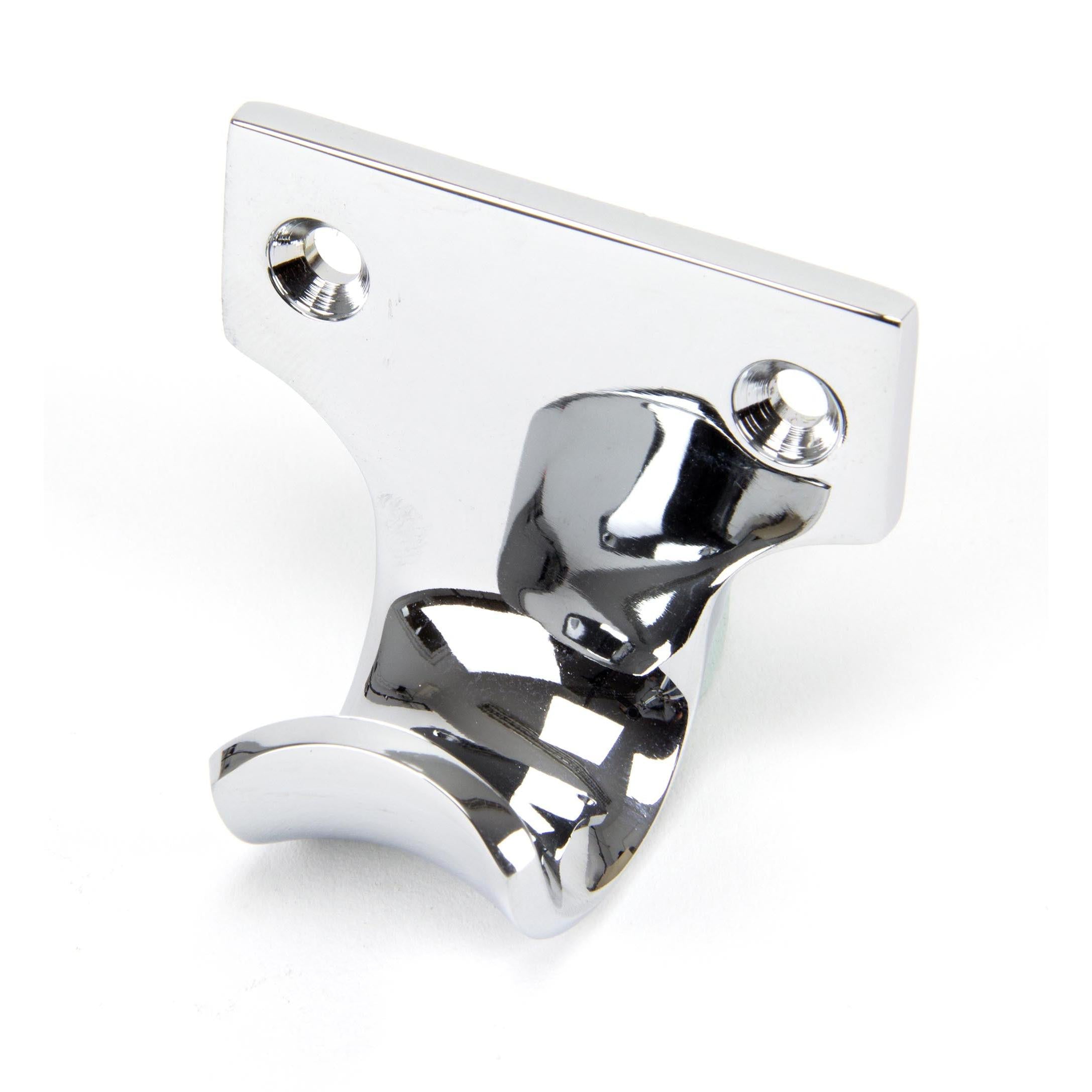 Polished Chrome Sash Lift | From The Anvil - Sash Lifts - From The Anvil - Yester Home