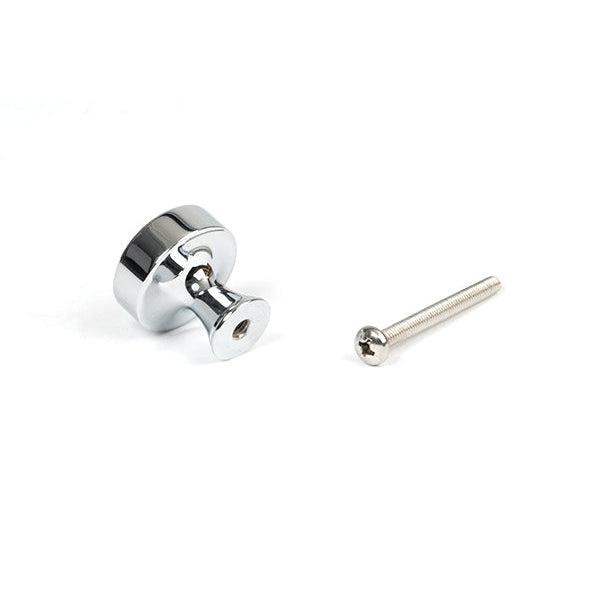 Polished Chrome Scully Cabinet Knob - 25mm | From The Anvil-Cabinet Knobs-Yester Home
