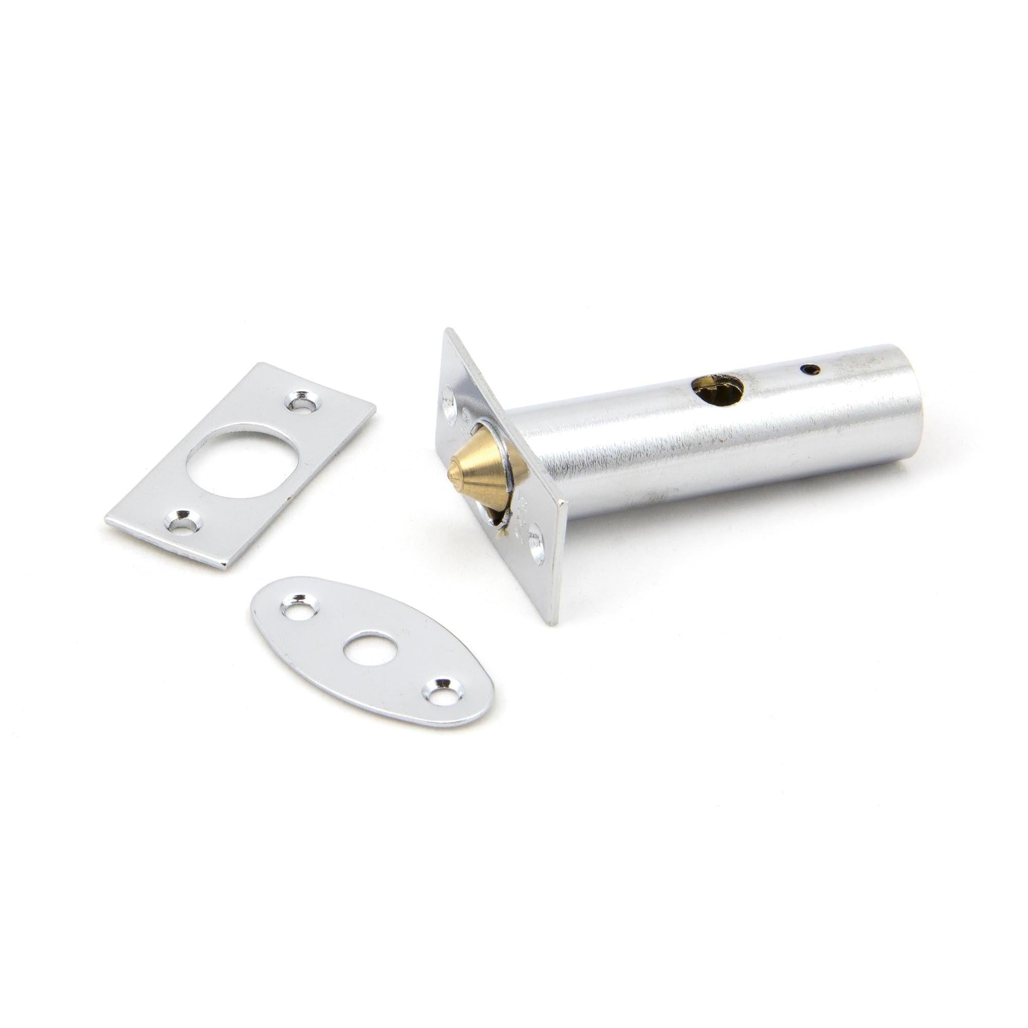 Polished Chrome Security Door Bolt | From The Anvil - Bolts - From The Anvil - Yester Home