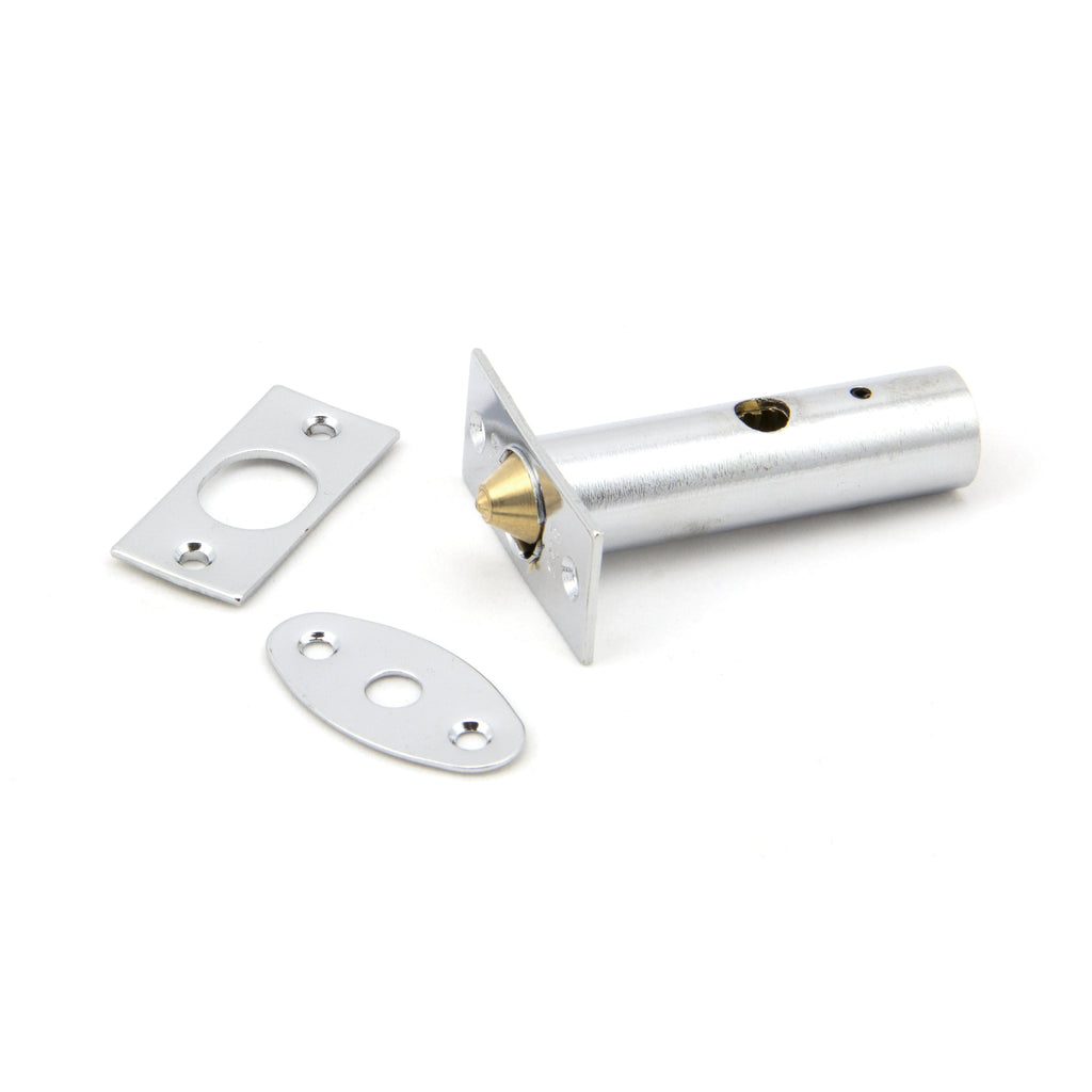 Polished Chrome Security Door Bolt | From The Anvil-Bolts-Yester Home