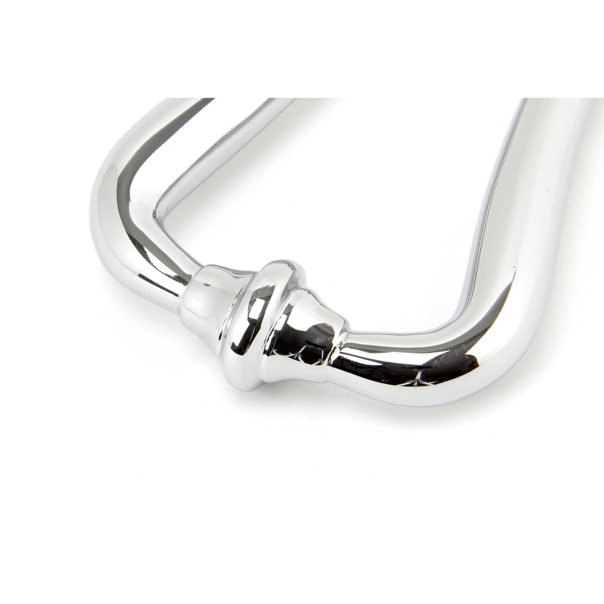 Polished Chrome Slimline Art Deco Door Knocker | From The Anvil - Bolt-Through Door Knockers - From The Anvil - Yester Home