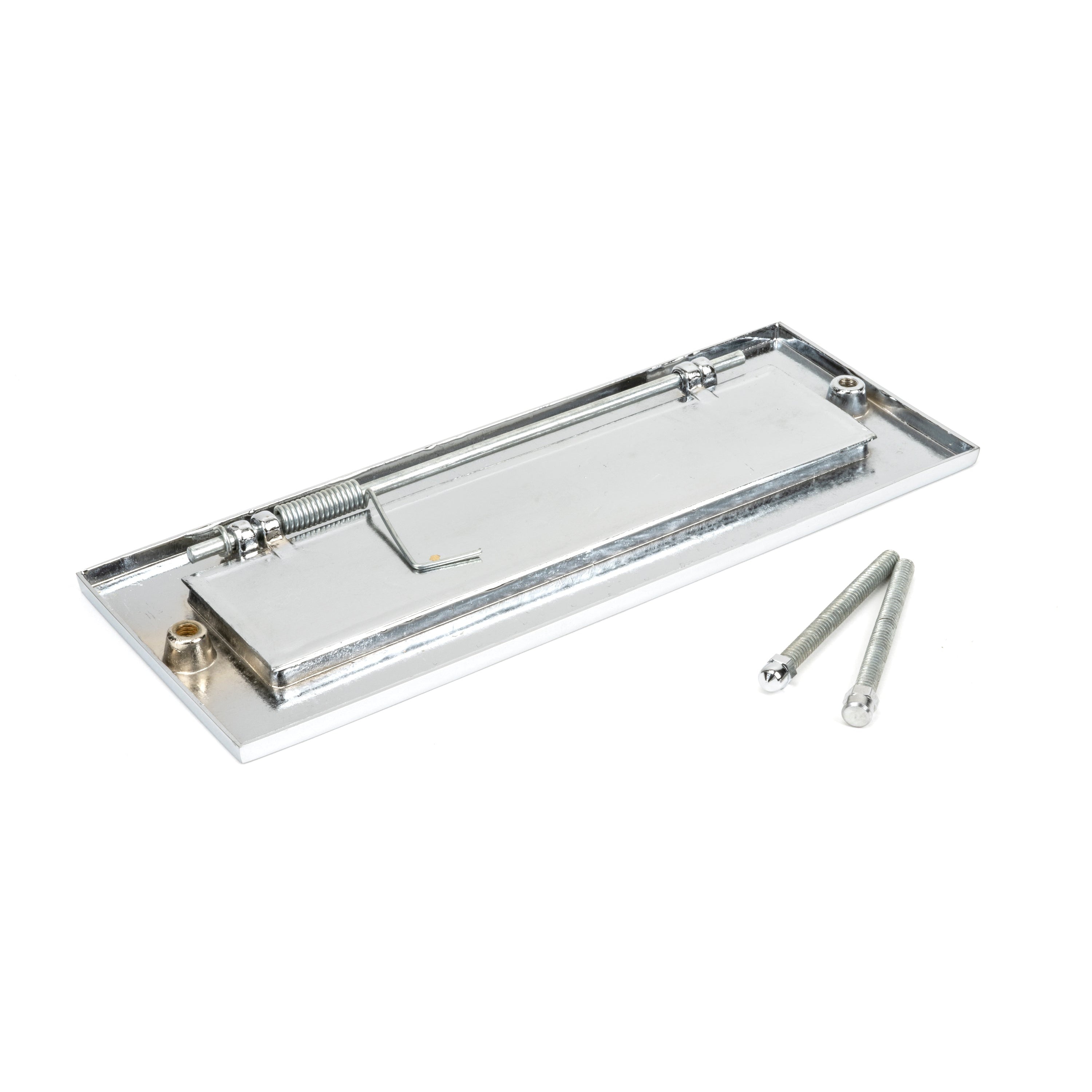 Polished Chrome Small Letter Plate | From The Anvil-Letter Plates-Yester Home