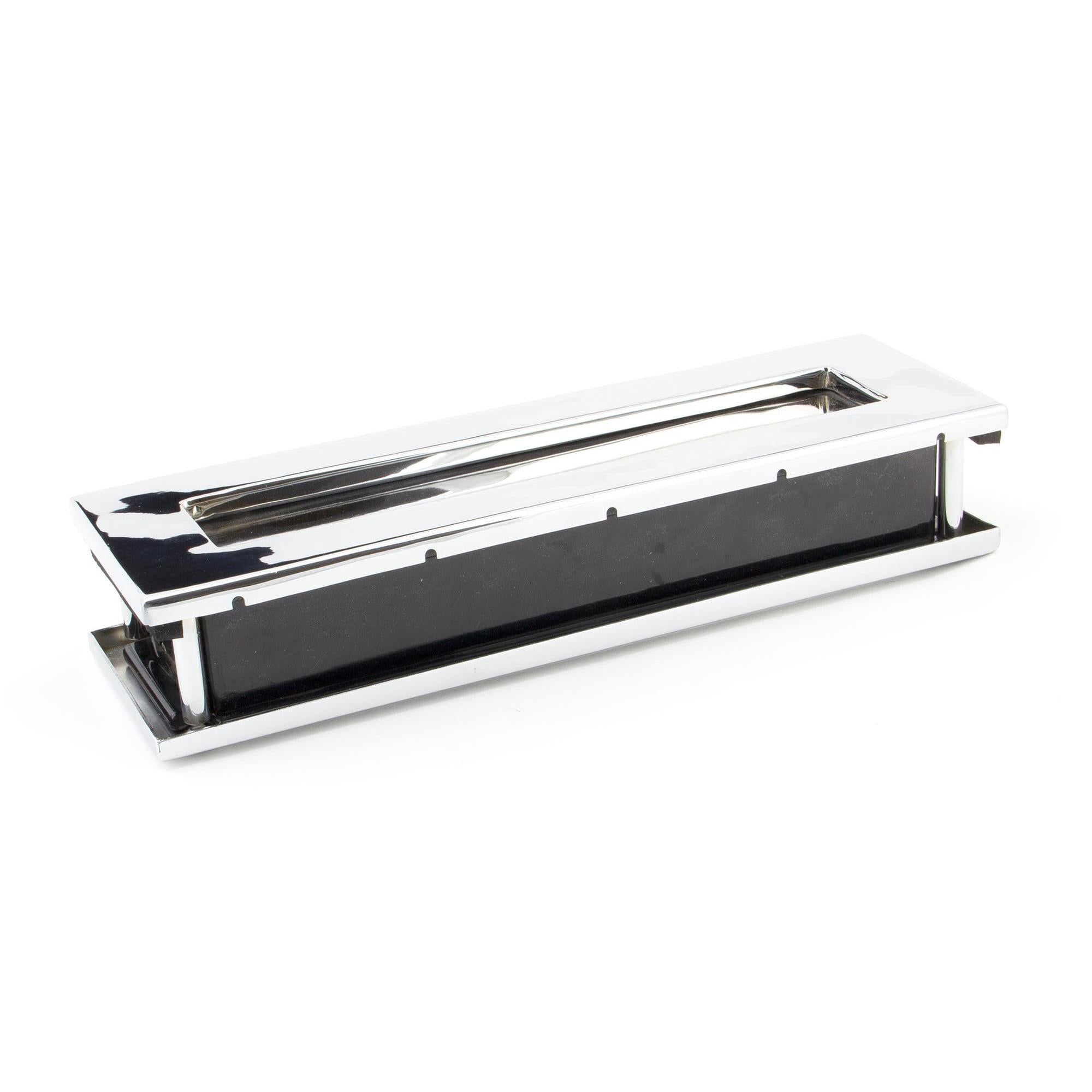 Polished Chrome Traditional Letterbox | From The Anvil - Letterbox - From The Anvil - Yester Home